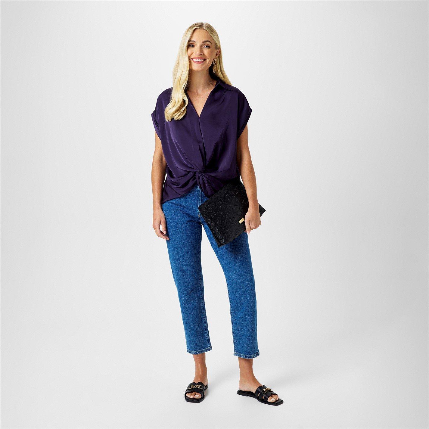 Plum perfect - Biba - Twist Hem Top - 4