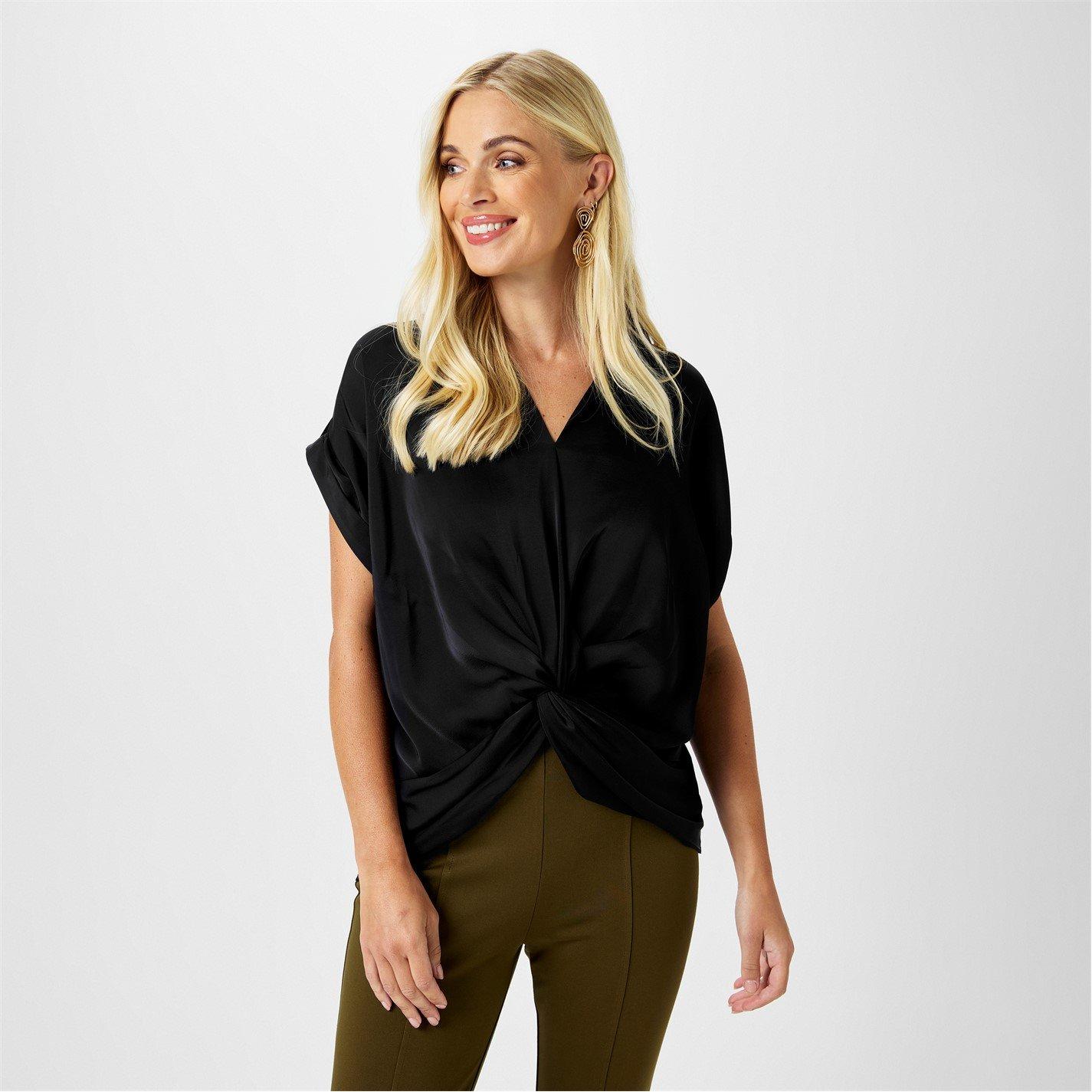 Crna - Biba - Biba Twist Hem Top - 1