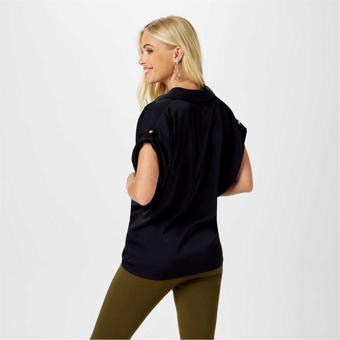 Crna - Biba - Biba Twist Hem Top - 3