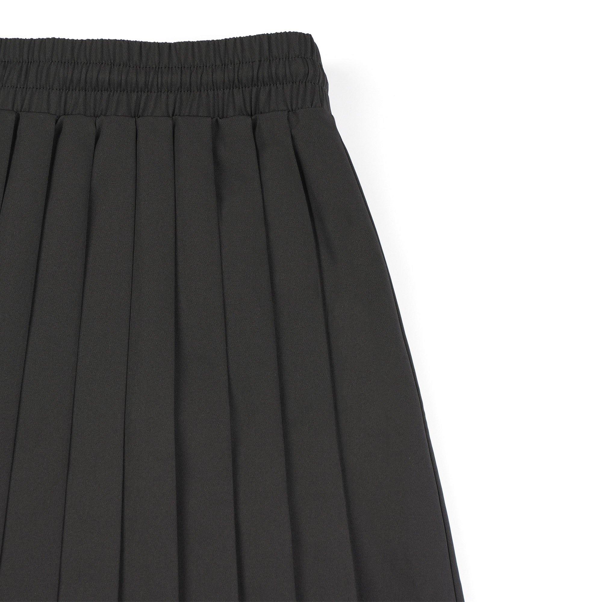 Black - Fila - Classic Essential Womens Pleated Skirt - 4
