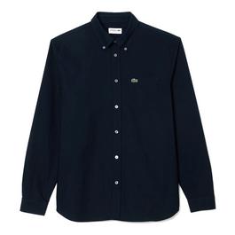 Lacoste Mens Long Sleeved Oxford Cotton Shirt