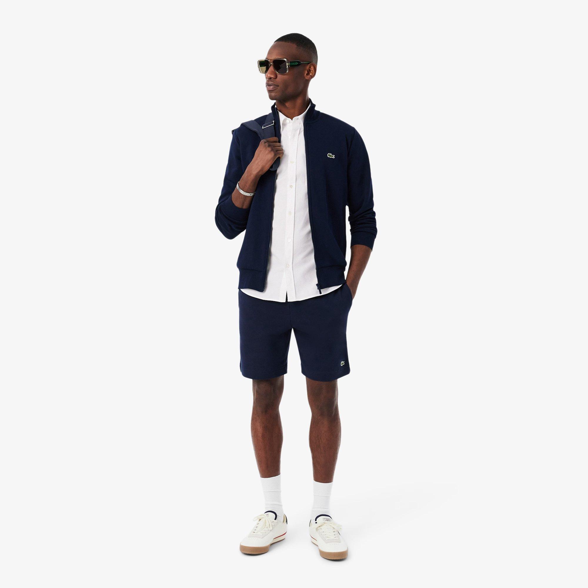 WHITE - Lacoste - Mens Regular Fit Short Sleeved Oxford Shirt - 6