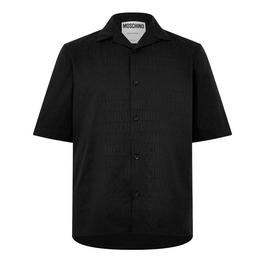 Moschino All-Over Logo Jacquard Shirt