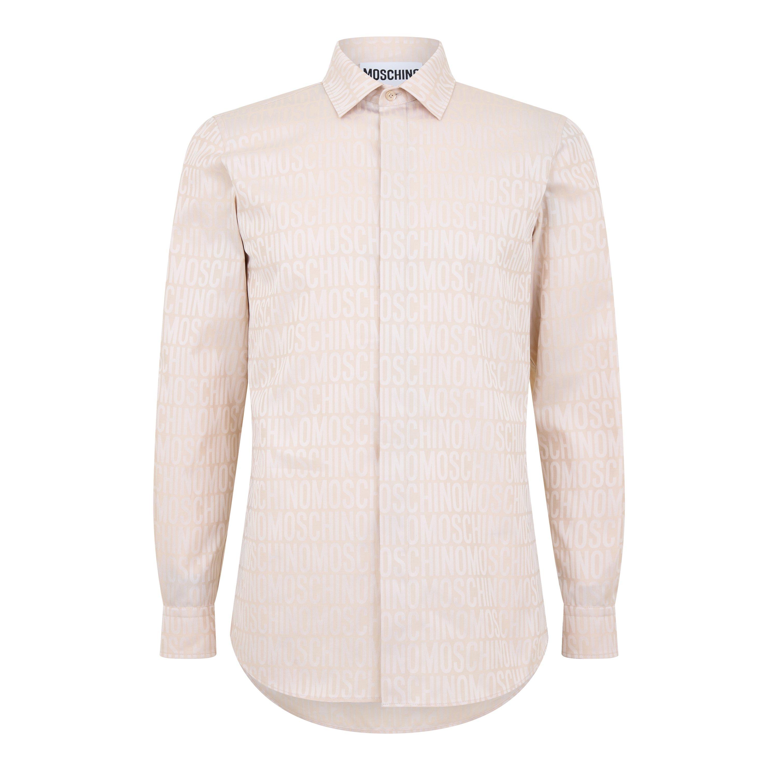 Fantasy Ivory - Moschino - Men's Long-Sleeve Patterned Shirt - 1
