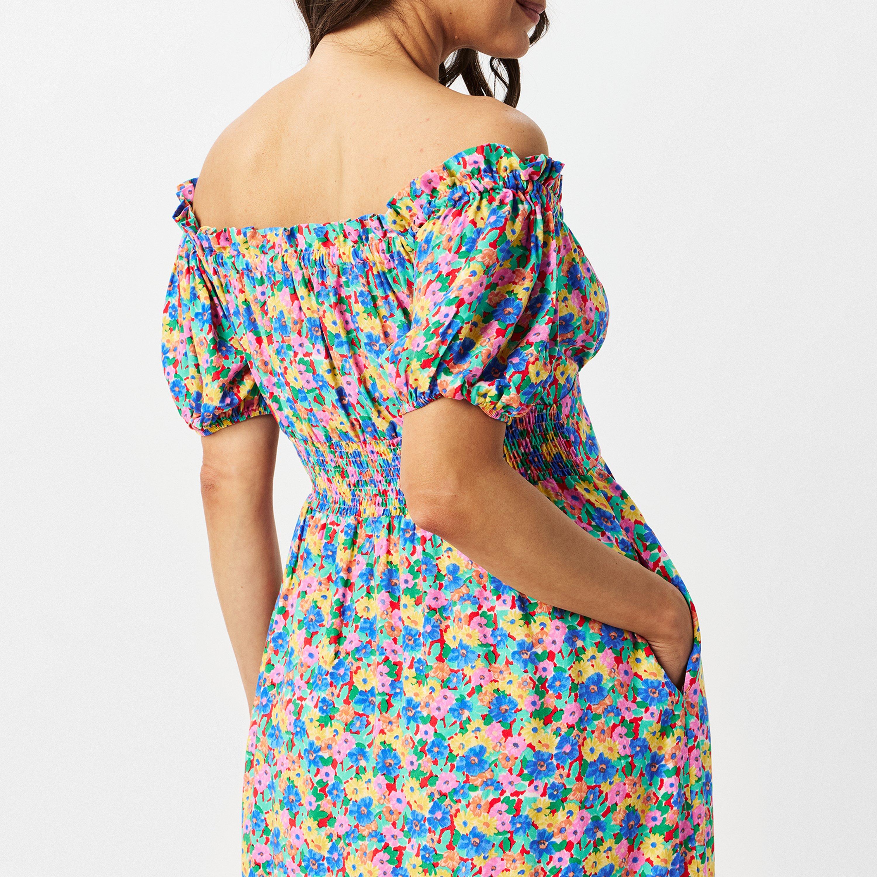 Leona Floral - Nobodys Child - Nobodys Child Geneve Midi Dress - 4