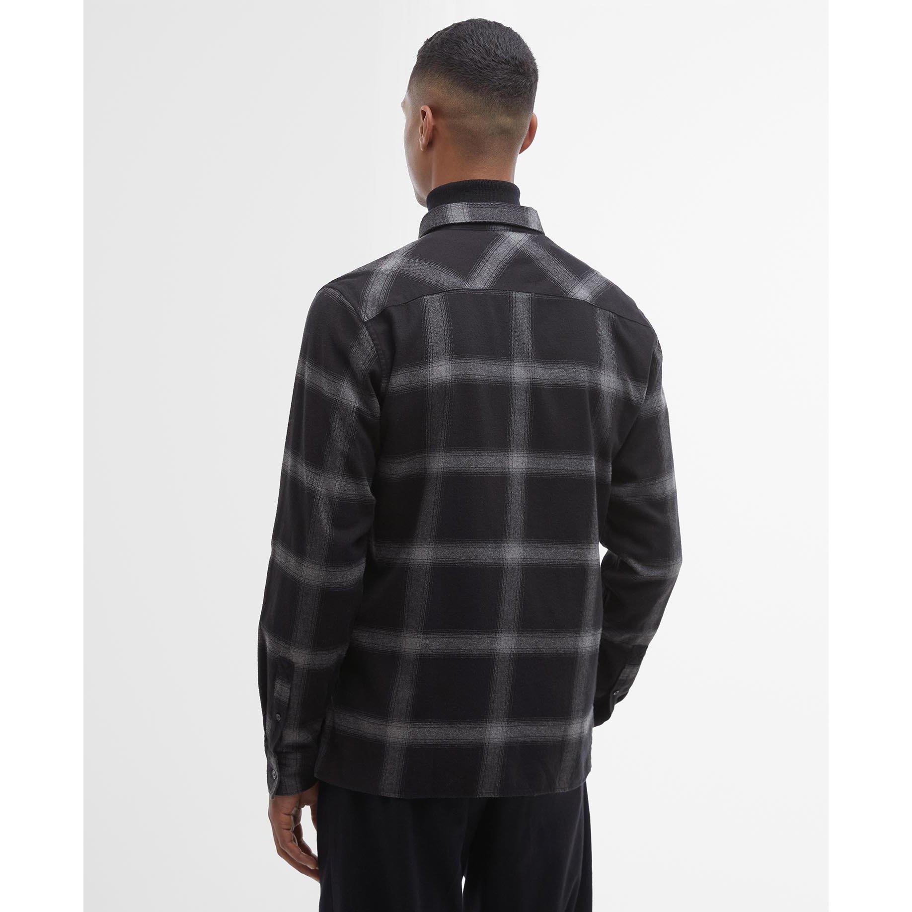 Black BK11 - Barbour International - Fenton Regular Long-Sleeved Oxford Shirt - 2