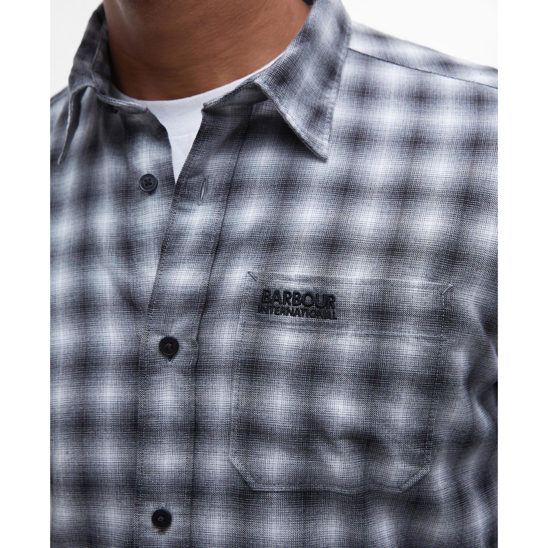 Black BK11 - Barbour International - Richer Regular Long-Sleeved Shirt - 4