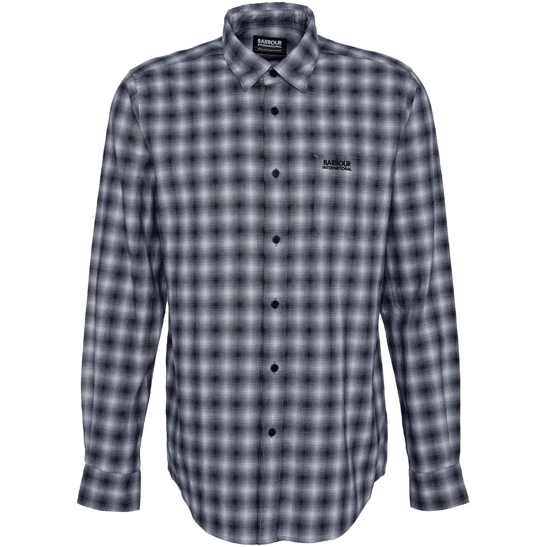 Black BK11 - Barbour International - Richer Regular Long-Sleeved Shirt - 5