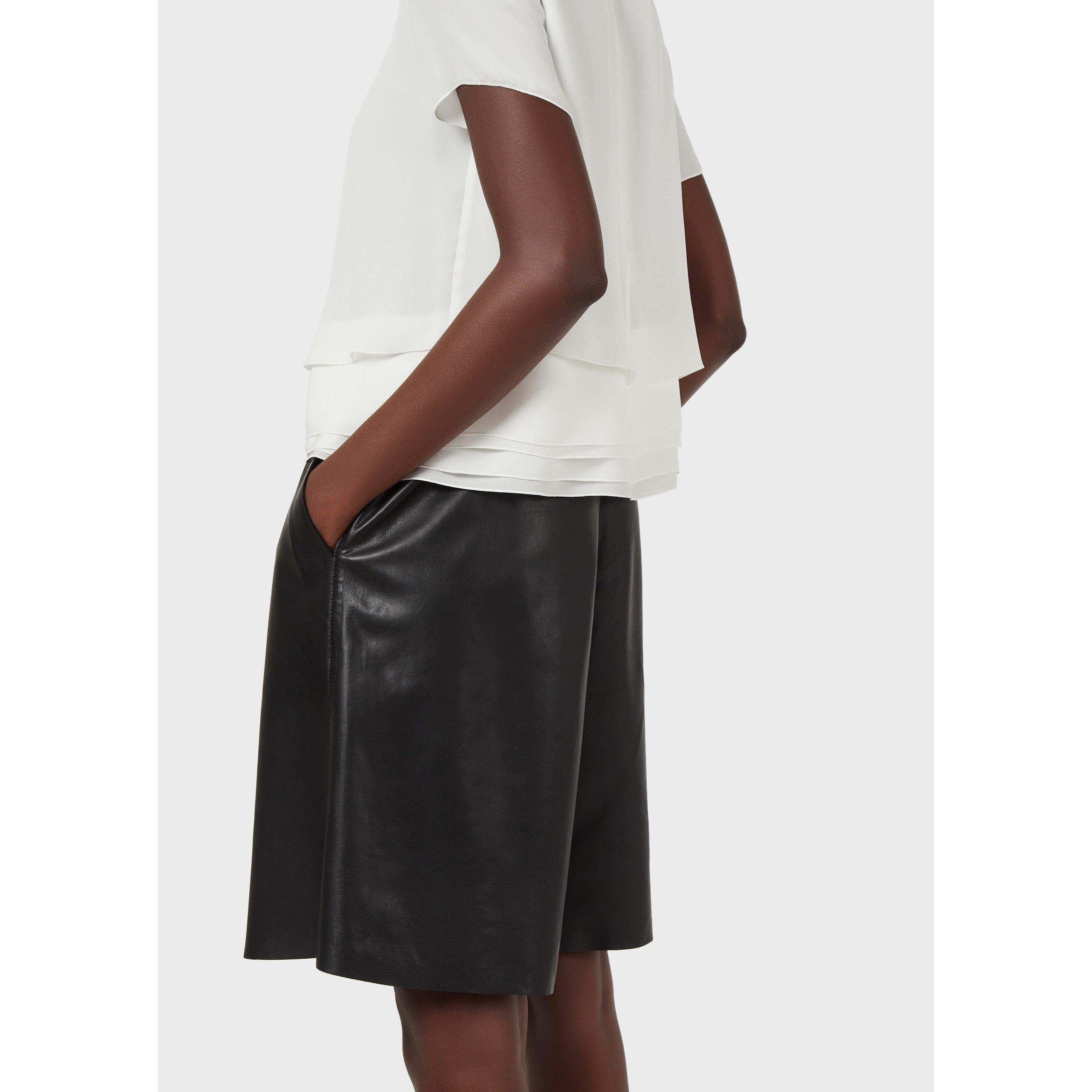 White - Emporio Armani - Women's Short-Sleeve Blouse - 2