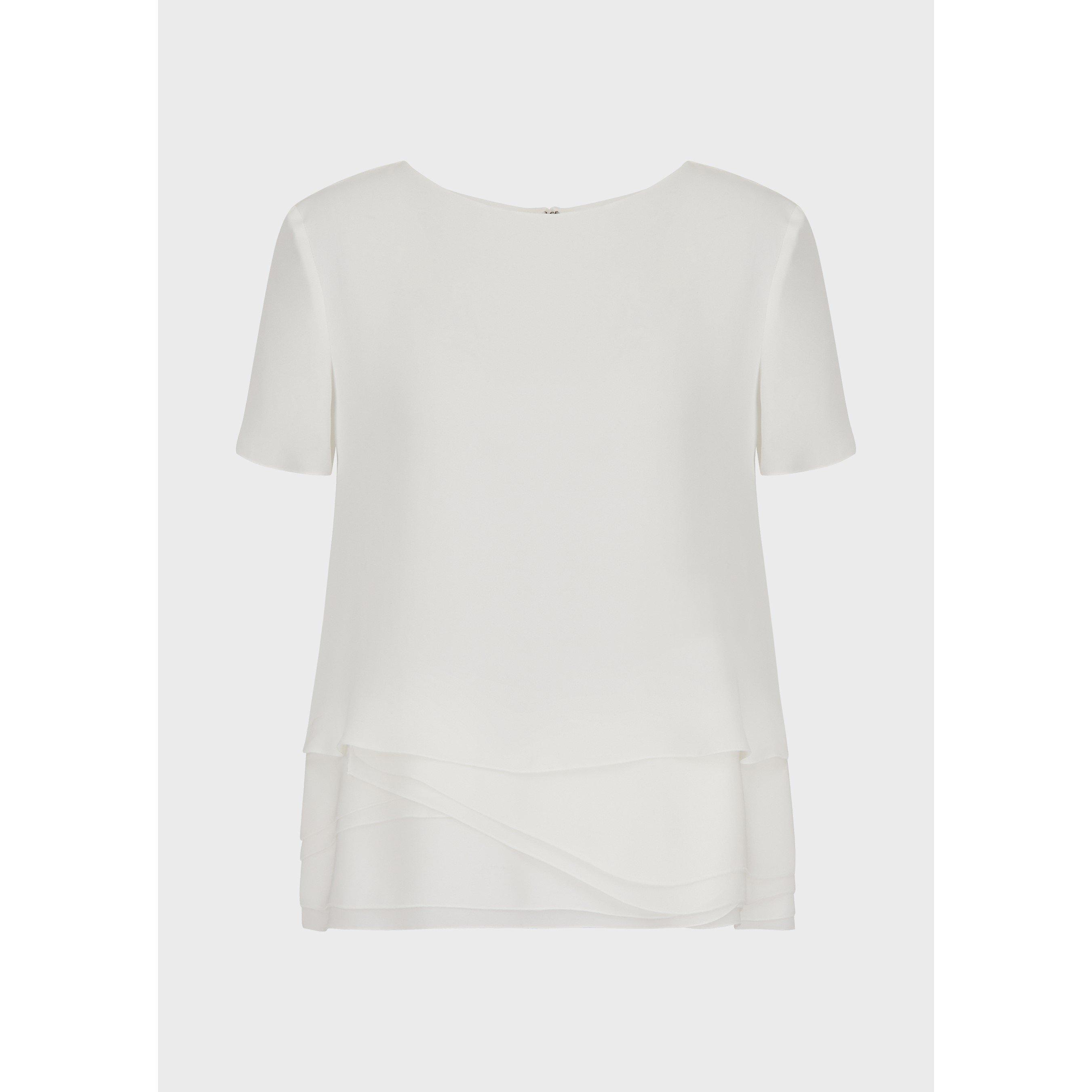 White - Emporio Armani - Women's Short-Sleeve Blouse - 6