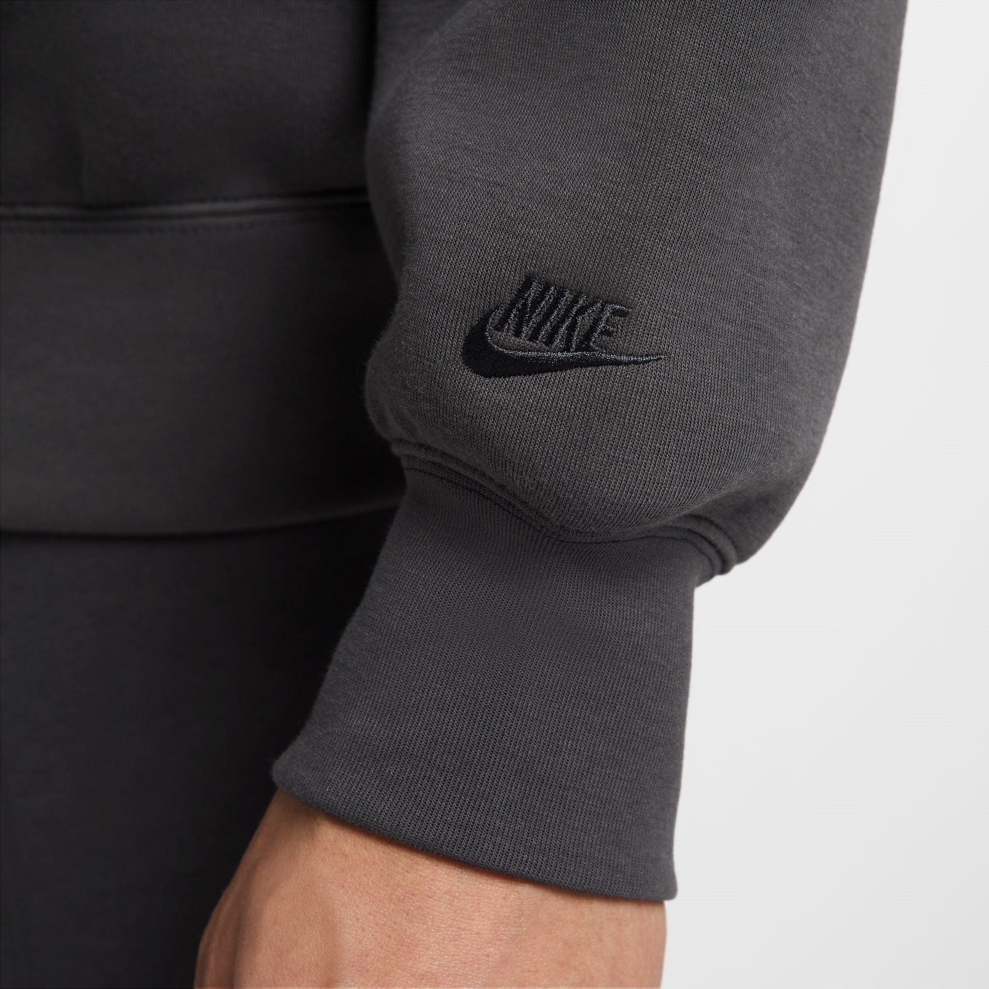 Anthricite - Nike - Tech Quarter Zip Fleece Top - 6