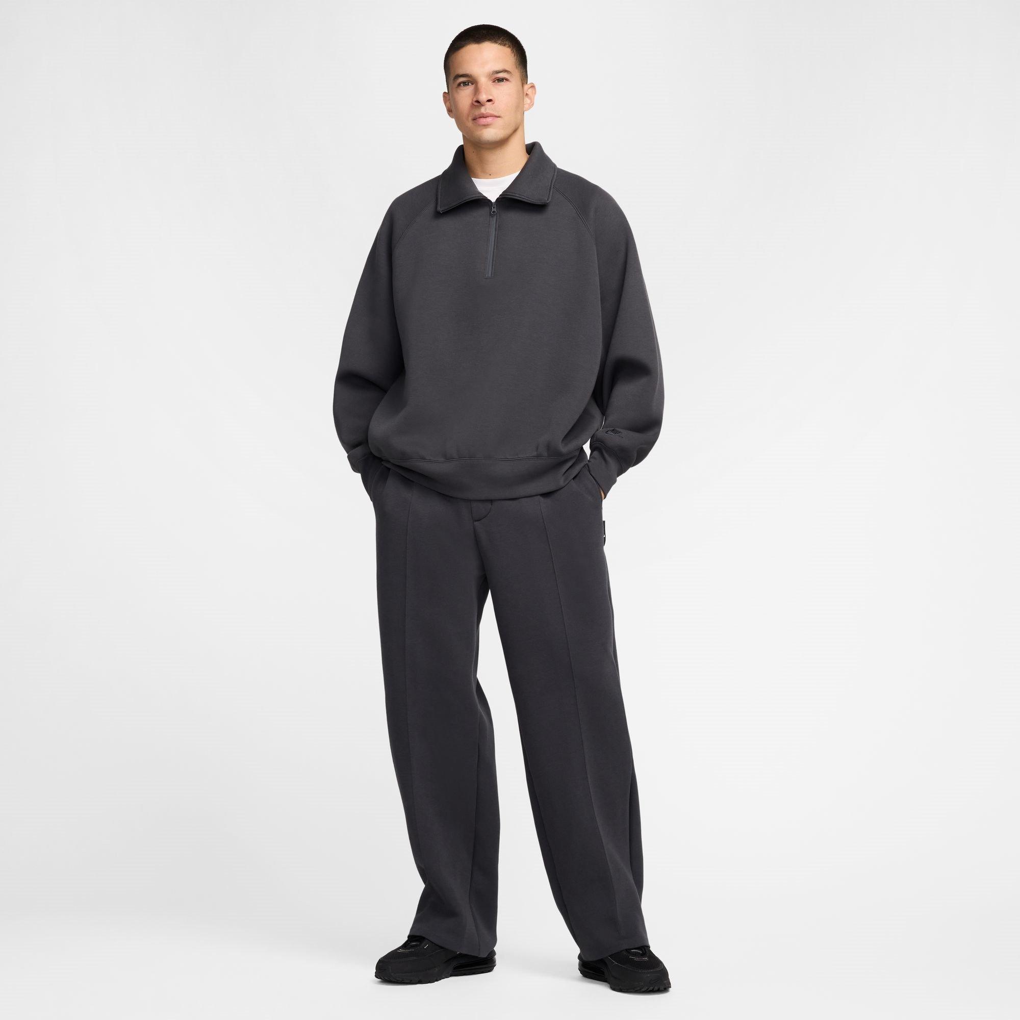 Anthricite - Nike - Tech Quarter Zip Fleece Top - 7