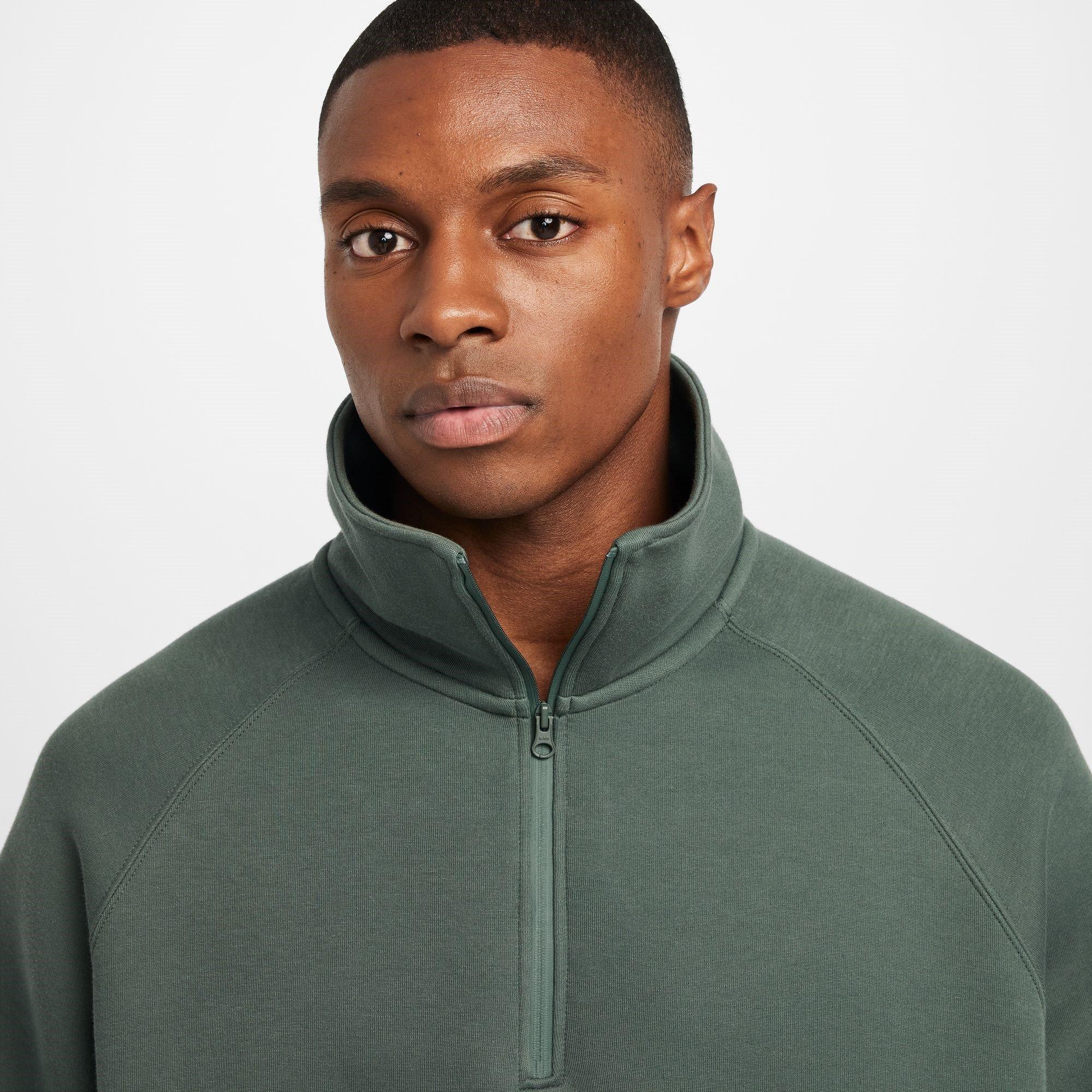 Vintage Green - Nike - Tech Quarter Zip Fleece Top - 3