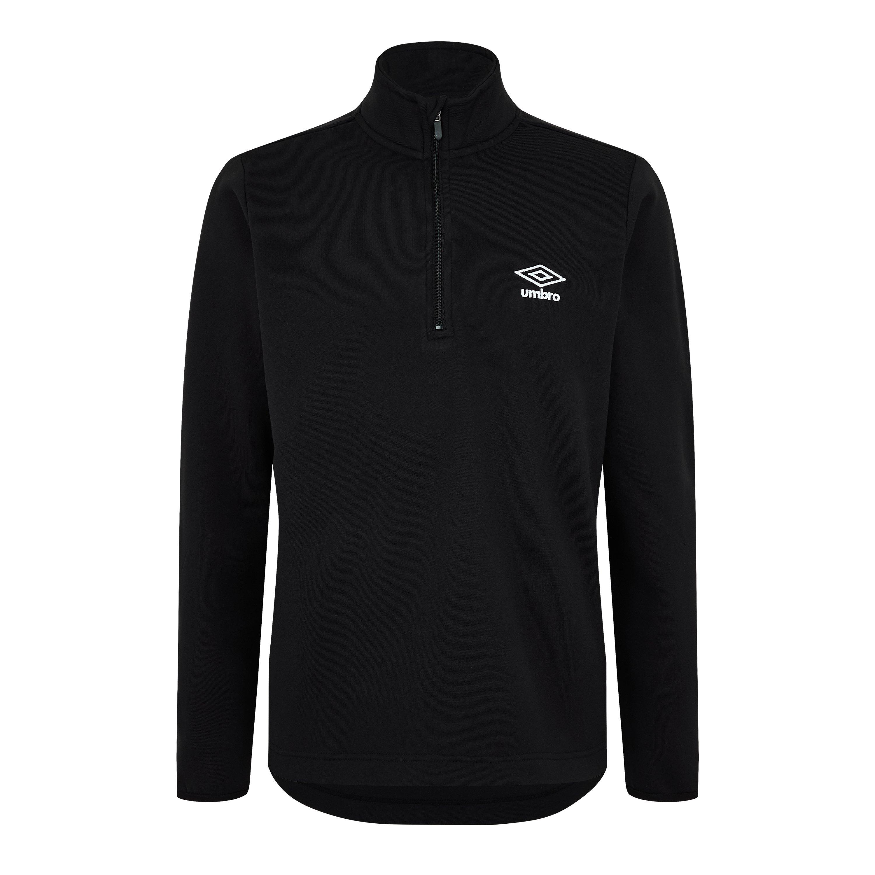 Preto - Umbro - Half Zip Top Adults - 1
