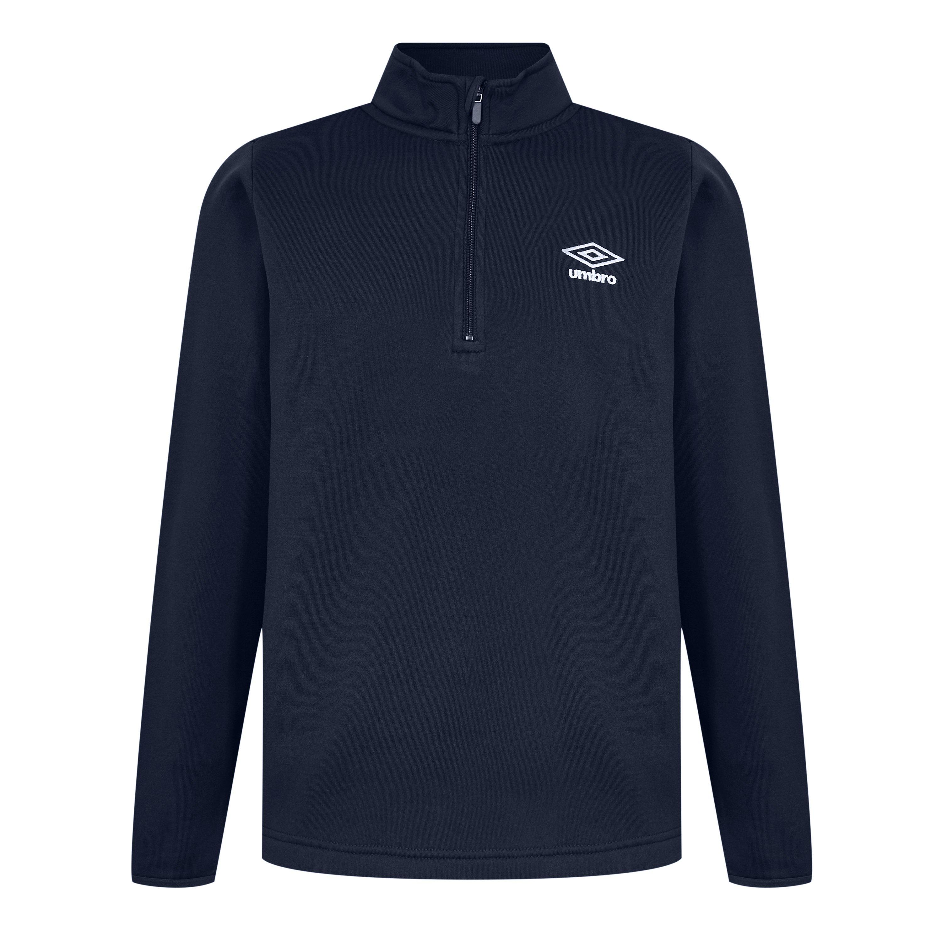 Amazon.com: Umbro Girls' Pullover 1/2 Zip Jacket, Black