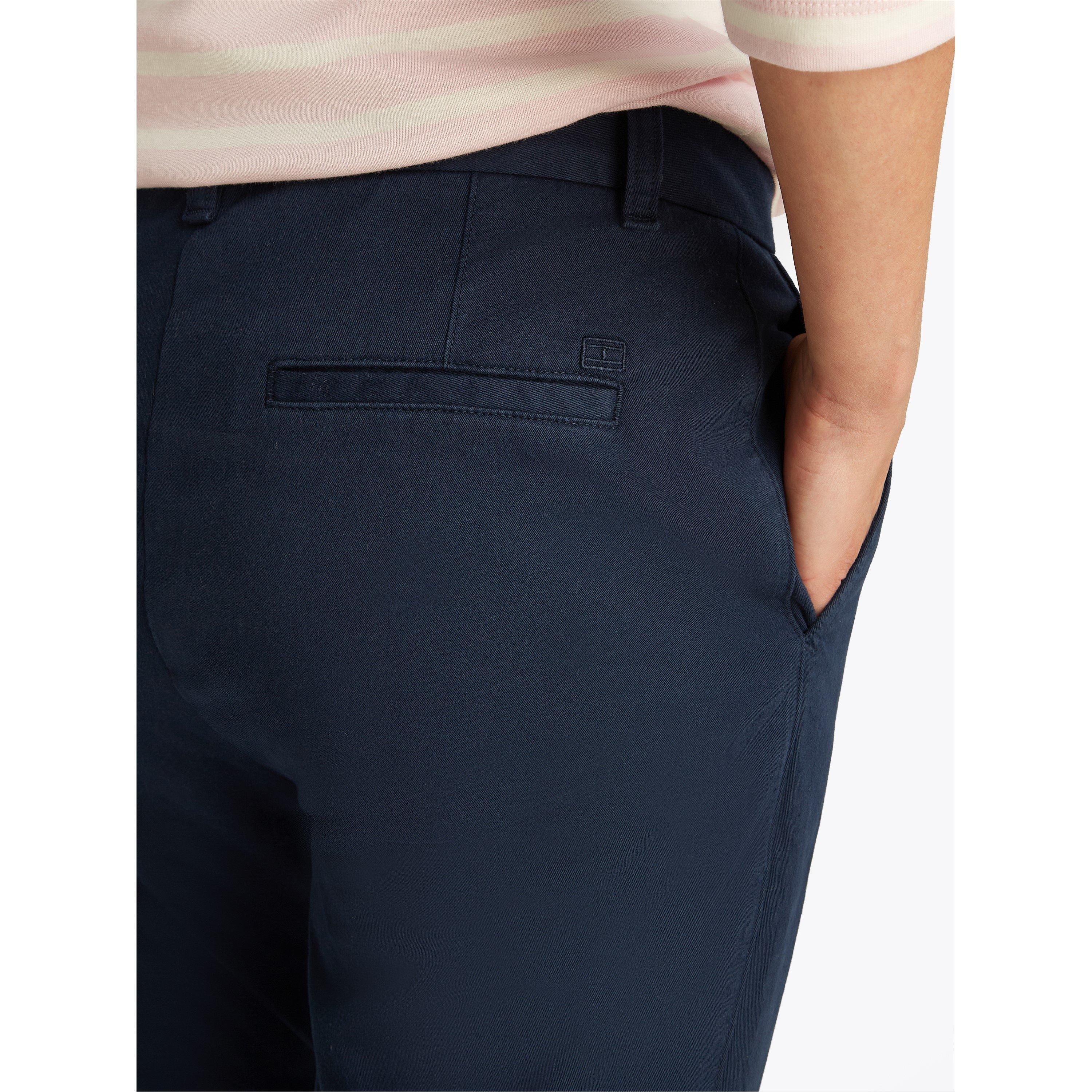 Navy - Tommy Hilfiger - Women's Stretch Slim Chino - 4