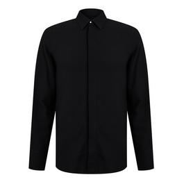 Ami Paris Viscose Long Sleeve Shirt