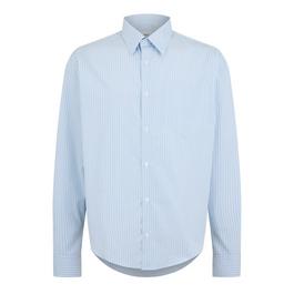 Ami Paris Pinstripe Long Sleeve Shirt