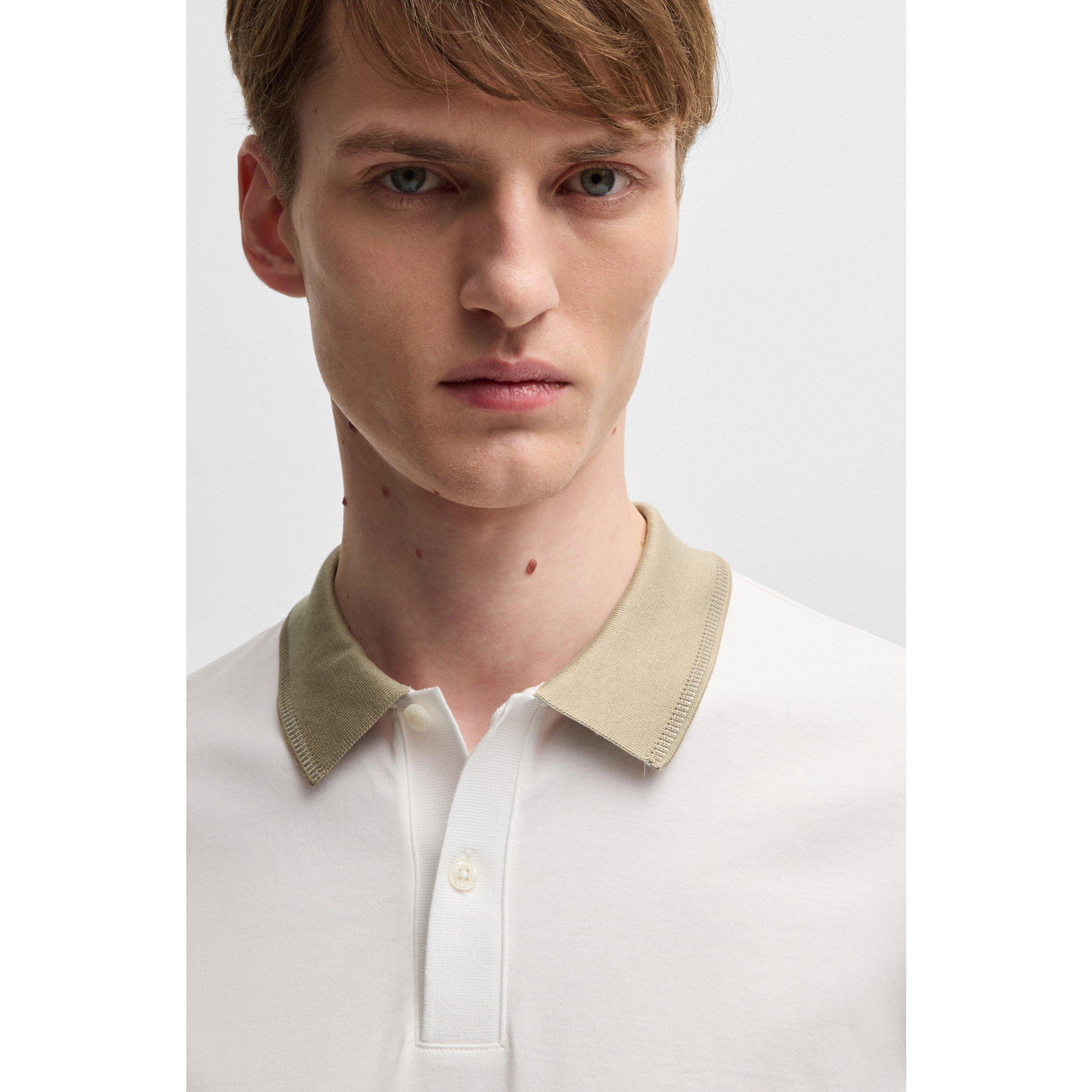 Natural 101 - Boss - Men's Phillipson Cotton Short Sleeve Slim Fit Polo Shirt - 4