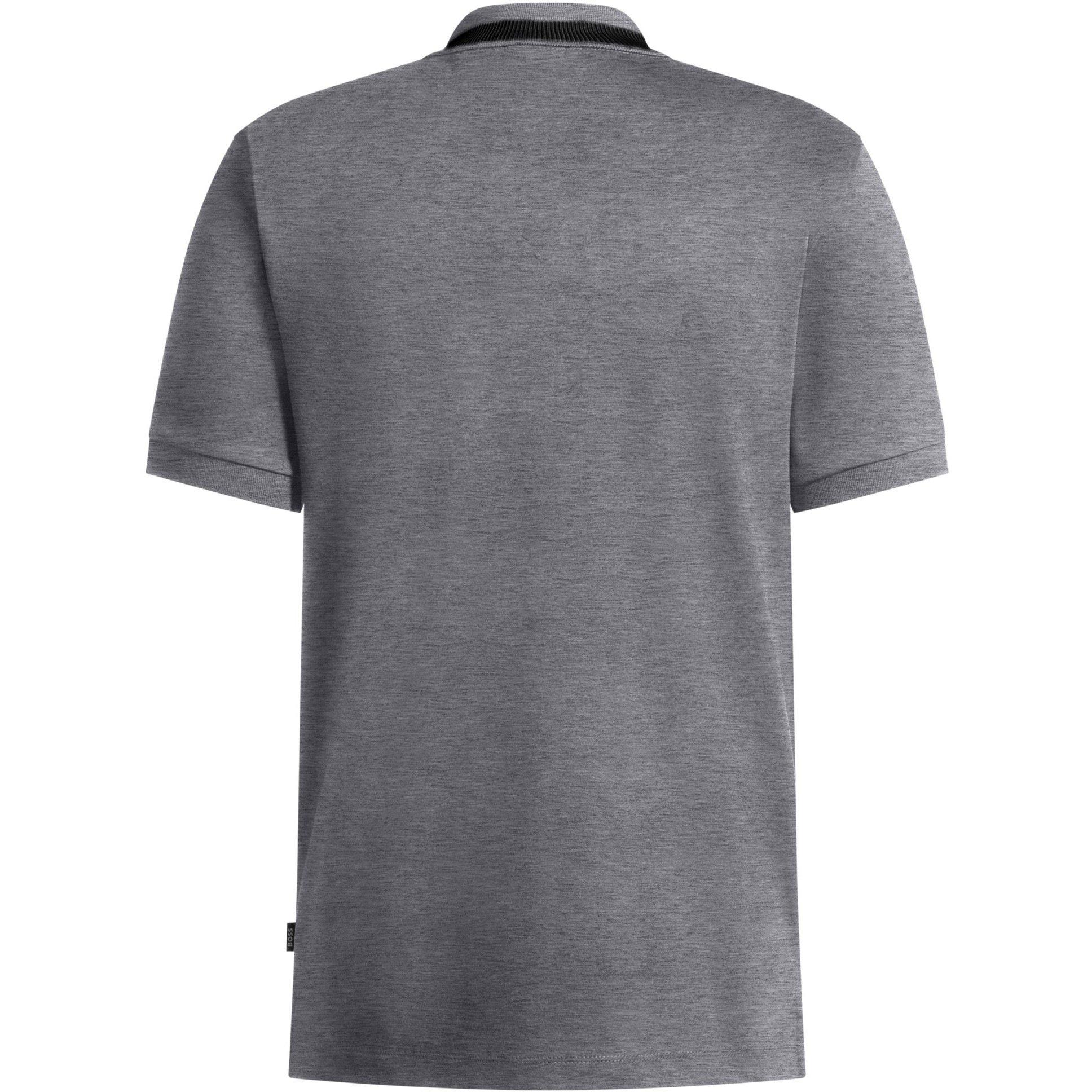 Medium Grey 030 - Boss - Men's H-Phillipson Minimalist Design Polo Shirt - 3