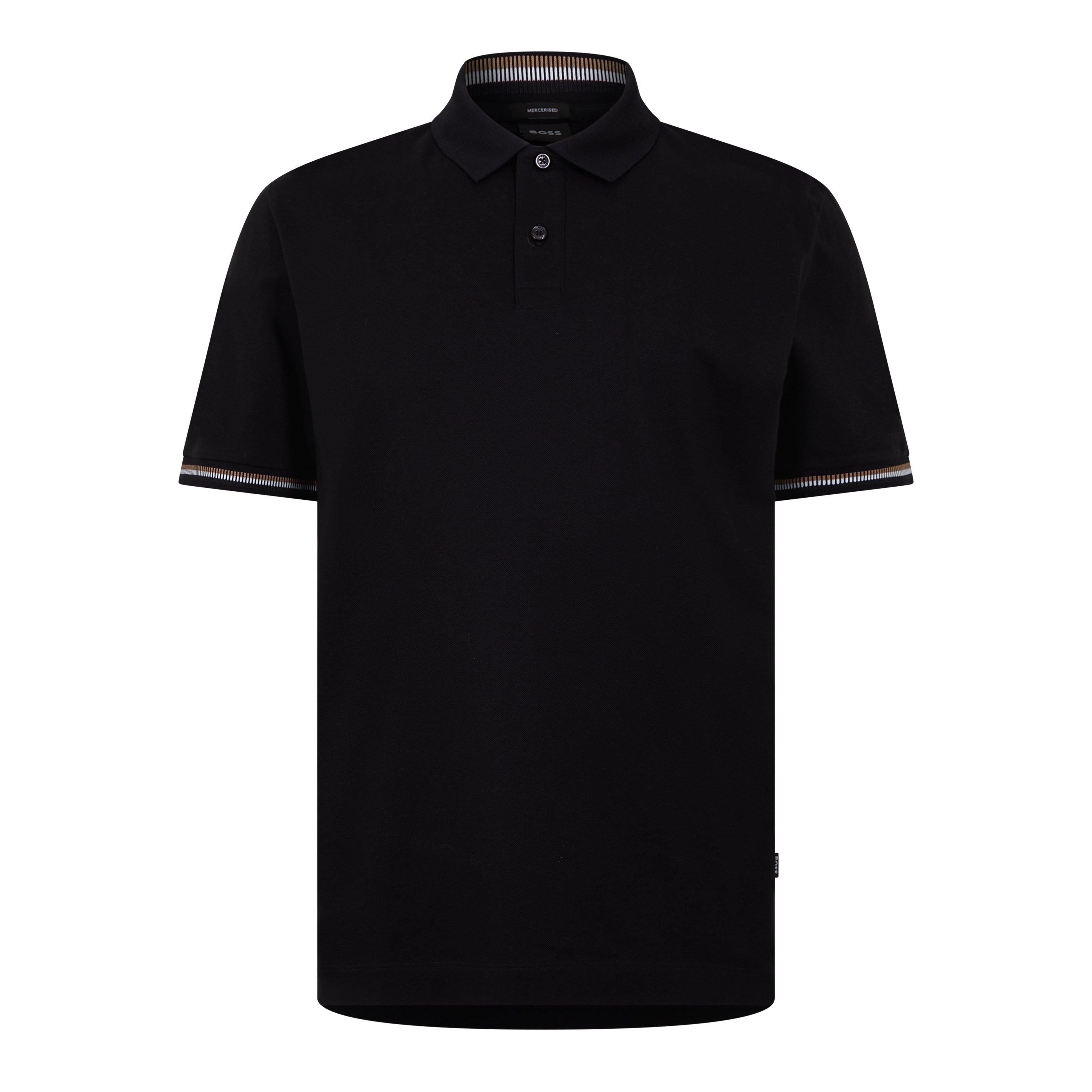 Black 001 - Boss - Men's C-Parlay 209 Short Sleeve Polo Shirt - 1
