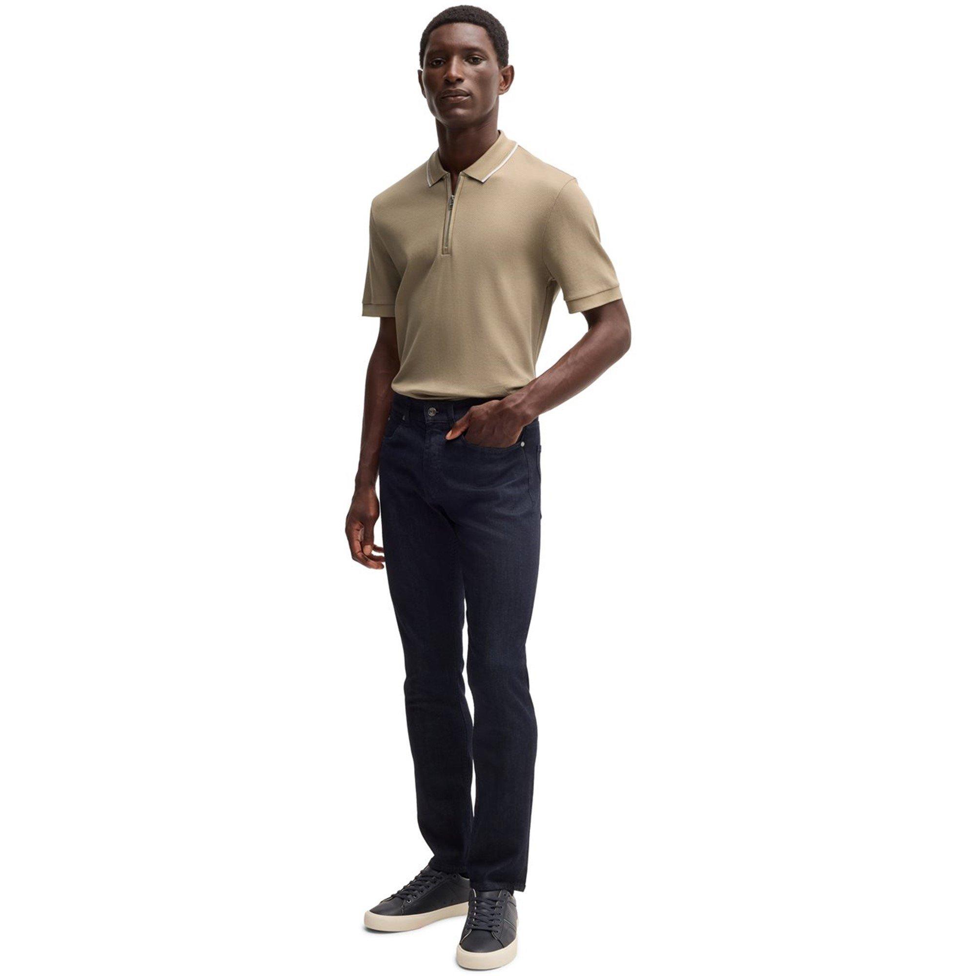 Light Beige 275 - Boss - Men's HParas TypeShort-Sleeve Polo - 5