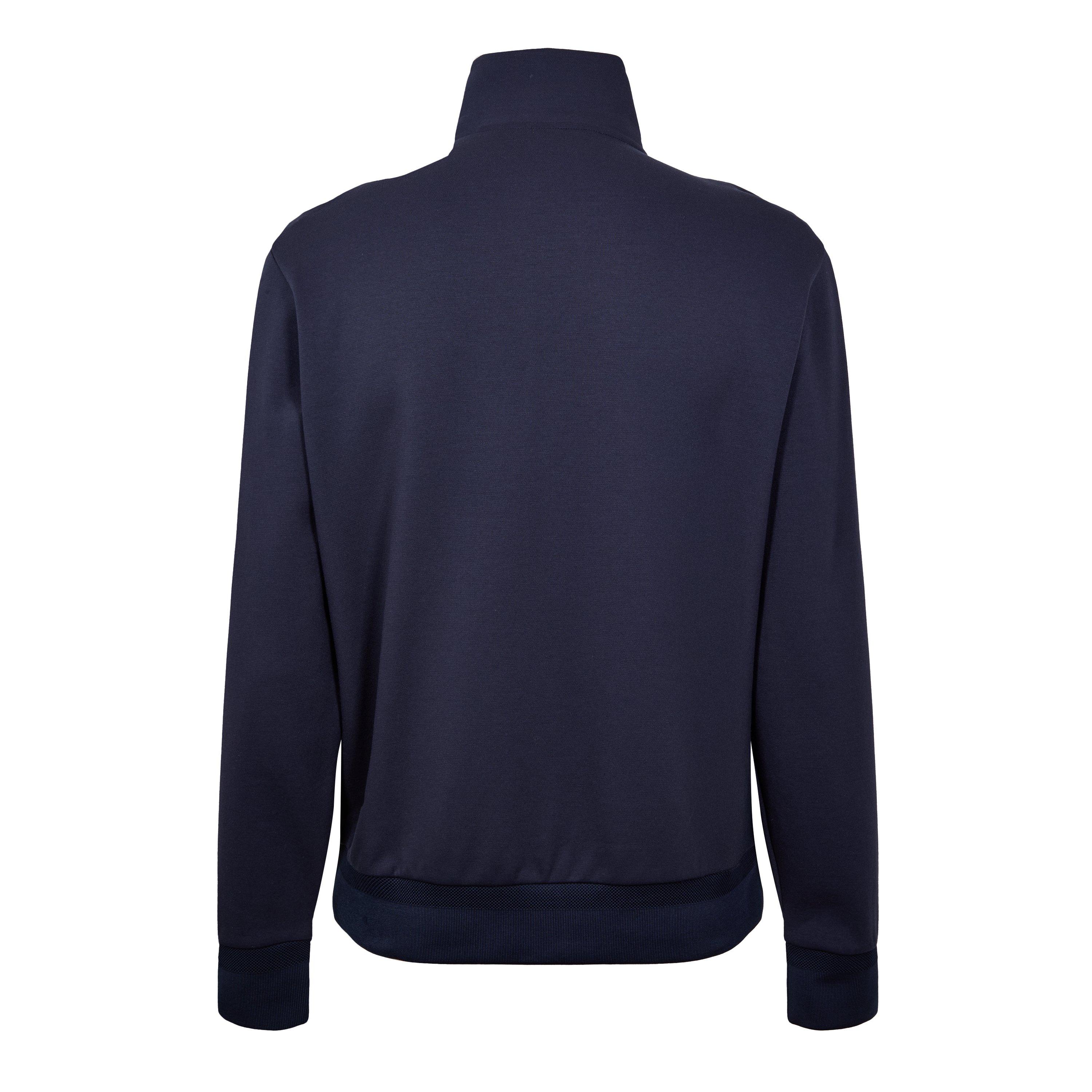 Dark Blue 404 - Boss - Men's HShepherd 100 Full Zip Fleece Hoodie - 3