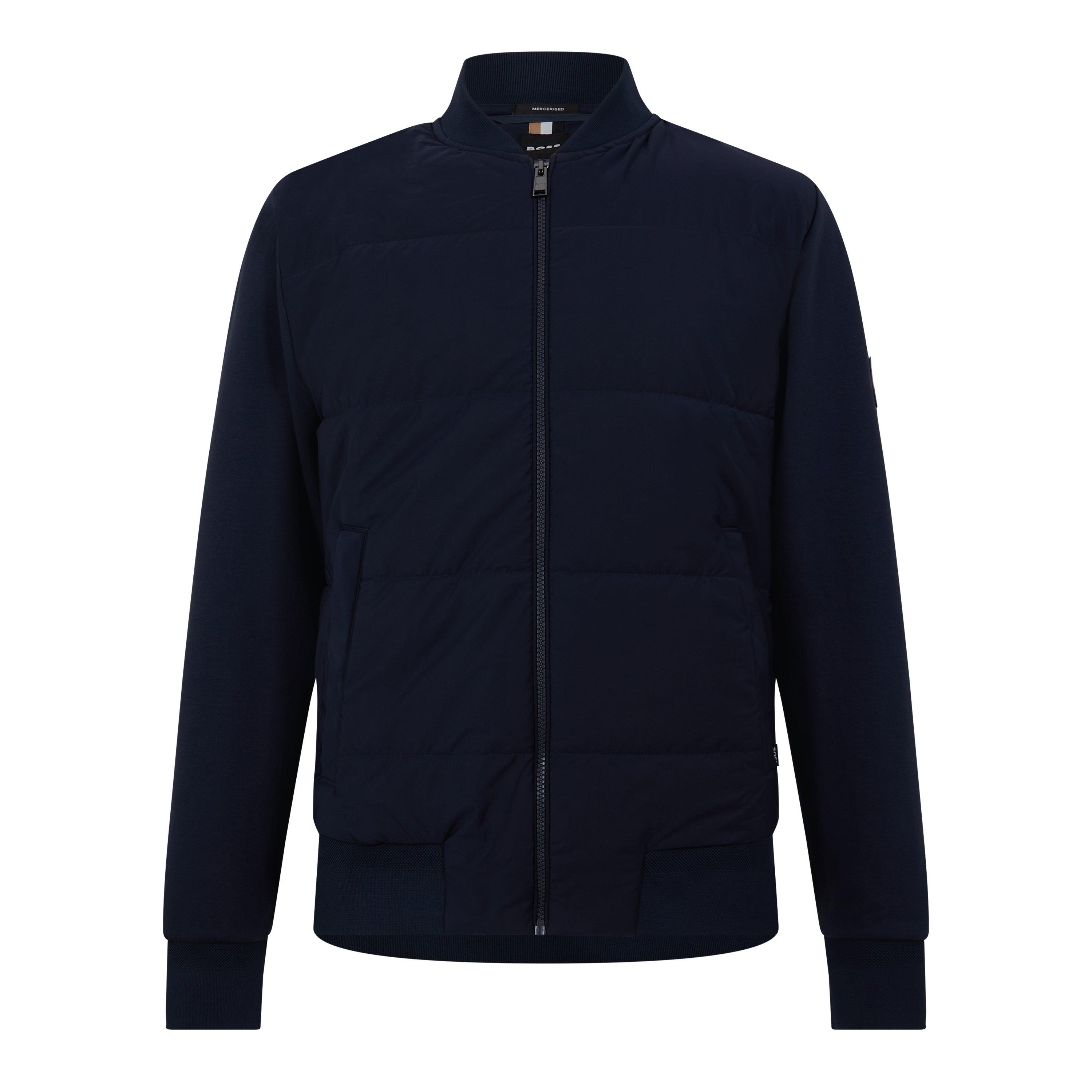Dark Blue 404 - Boss - Men's HSkiles Black Full Zip Fleece - 1
