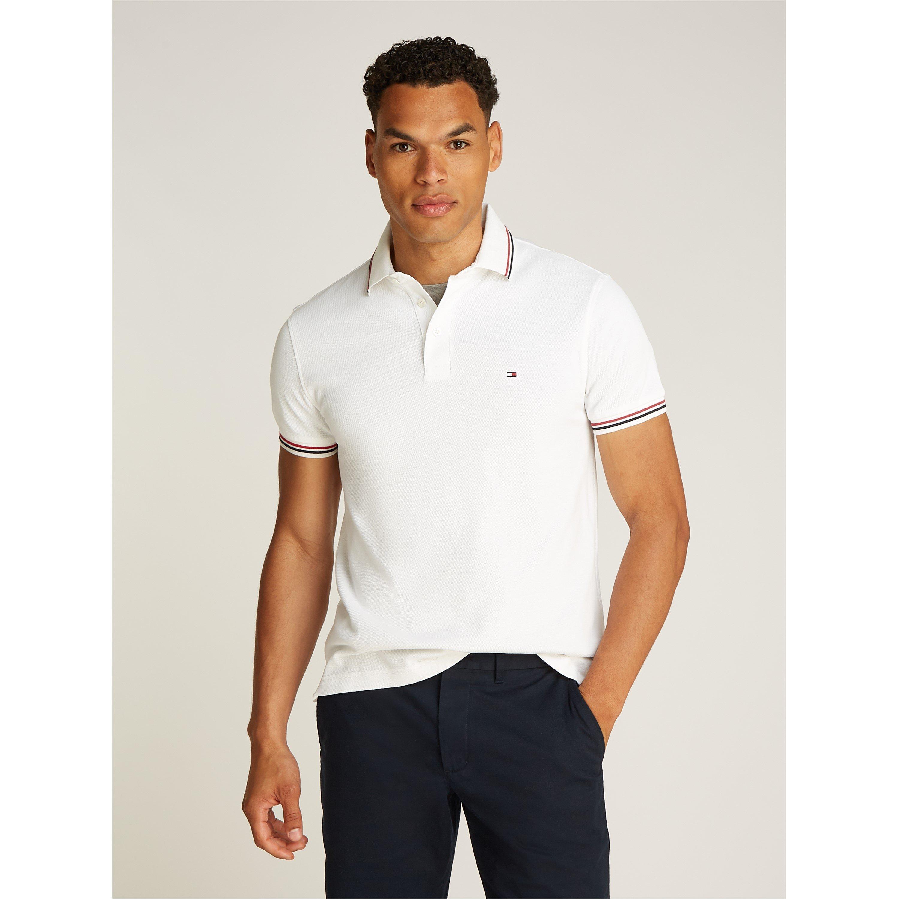 White YBR - Tommy Hilfiger - TIPPED SLIM FIT POLO - 3