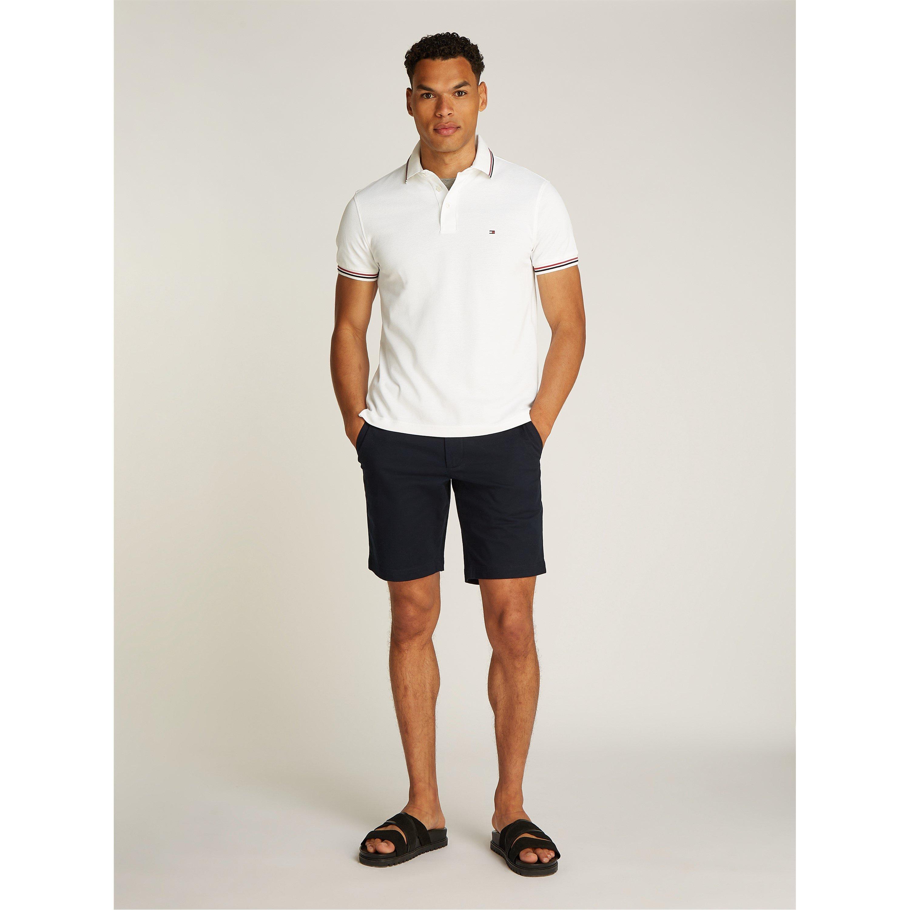 White YBR - Tommy Hilfiger - TIPPED SLIM FIT POLO - 7