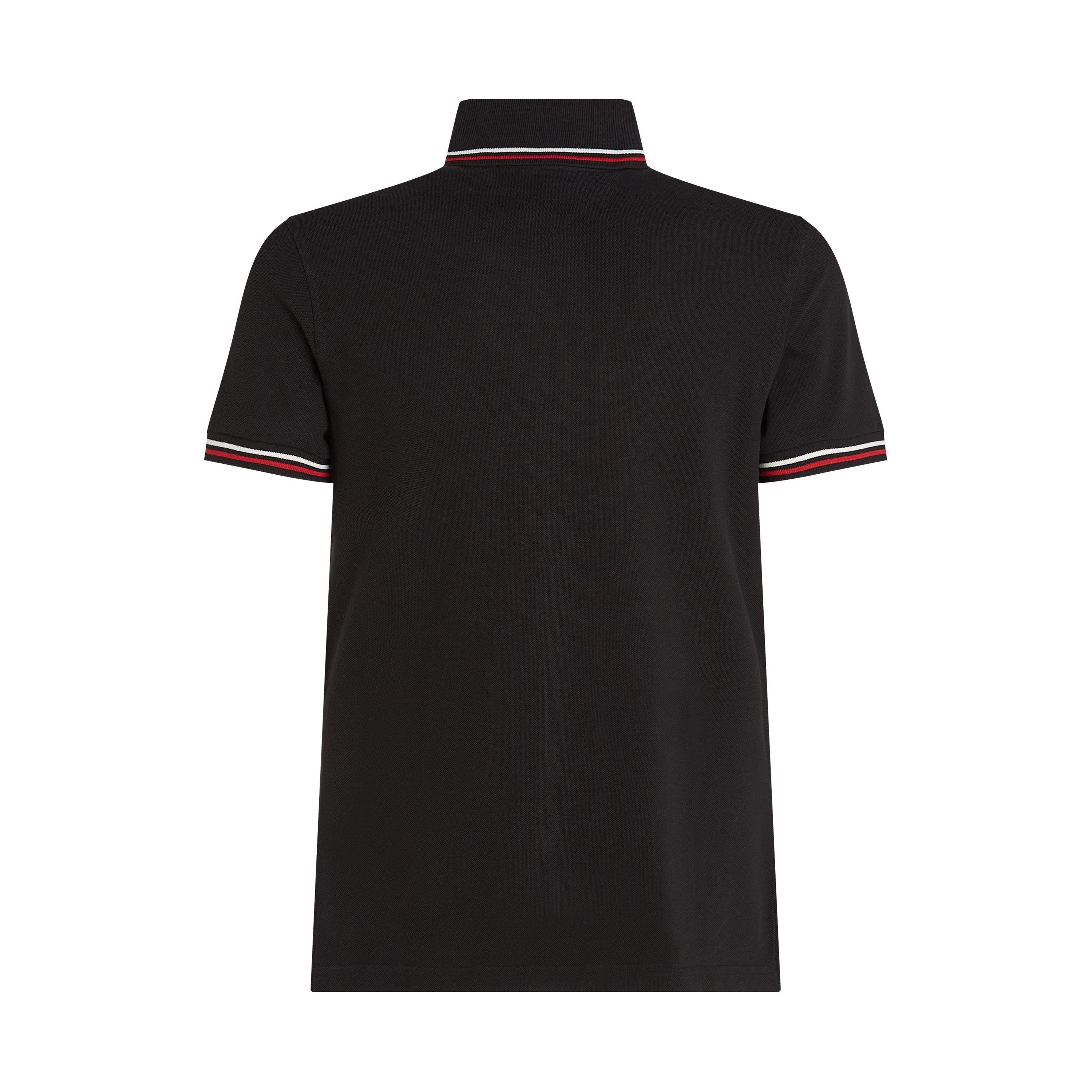 Black BDS - Tommy Hilfiger - TIPPED SLIM FIT POLO - 6