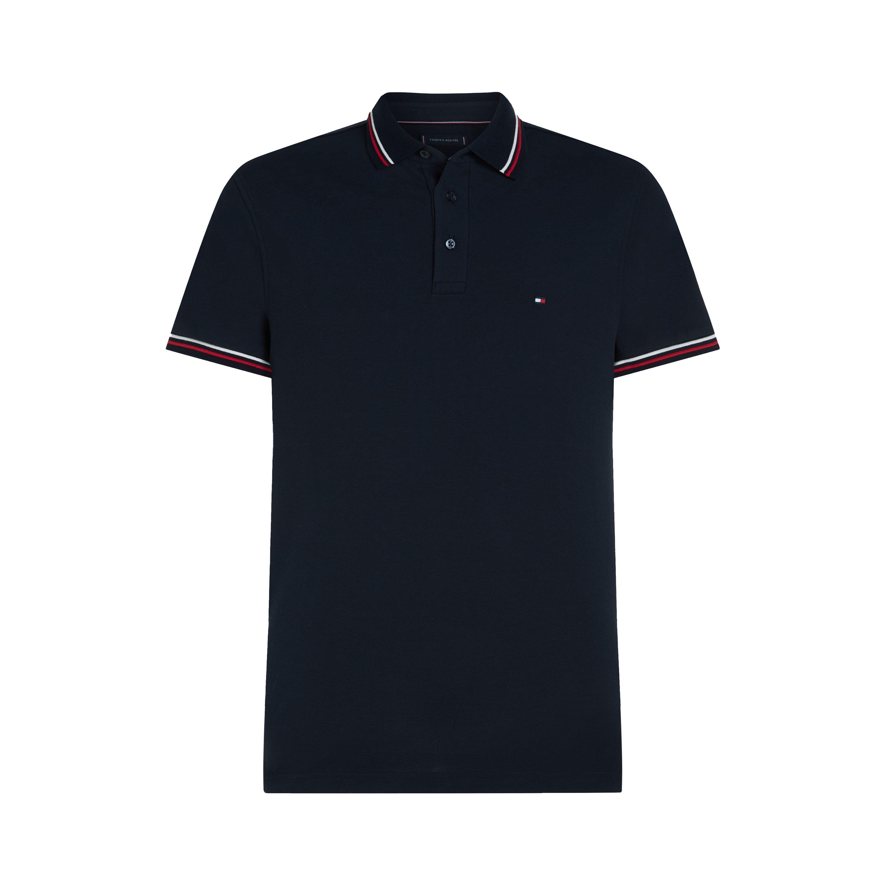 Desert Sky DW5 - Tommy Hilfiger - TIPPED SLIM FIT POLO - 6