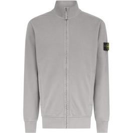 Stone Island Organic Full Zip Sweatshirt