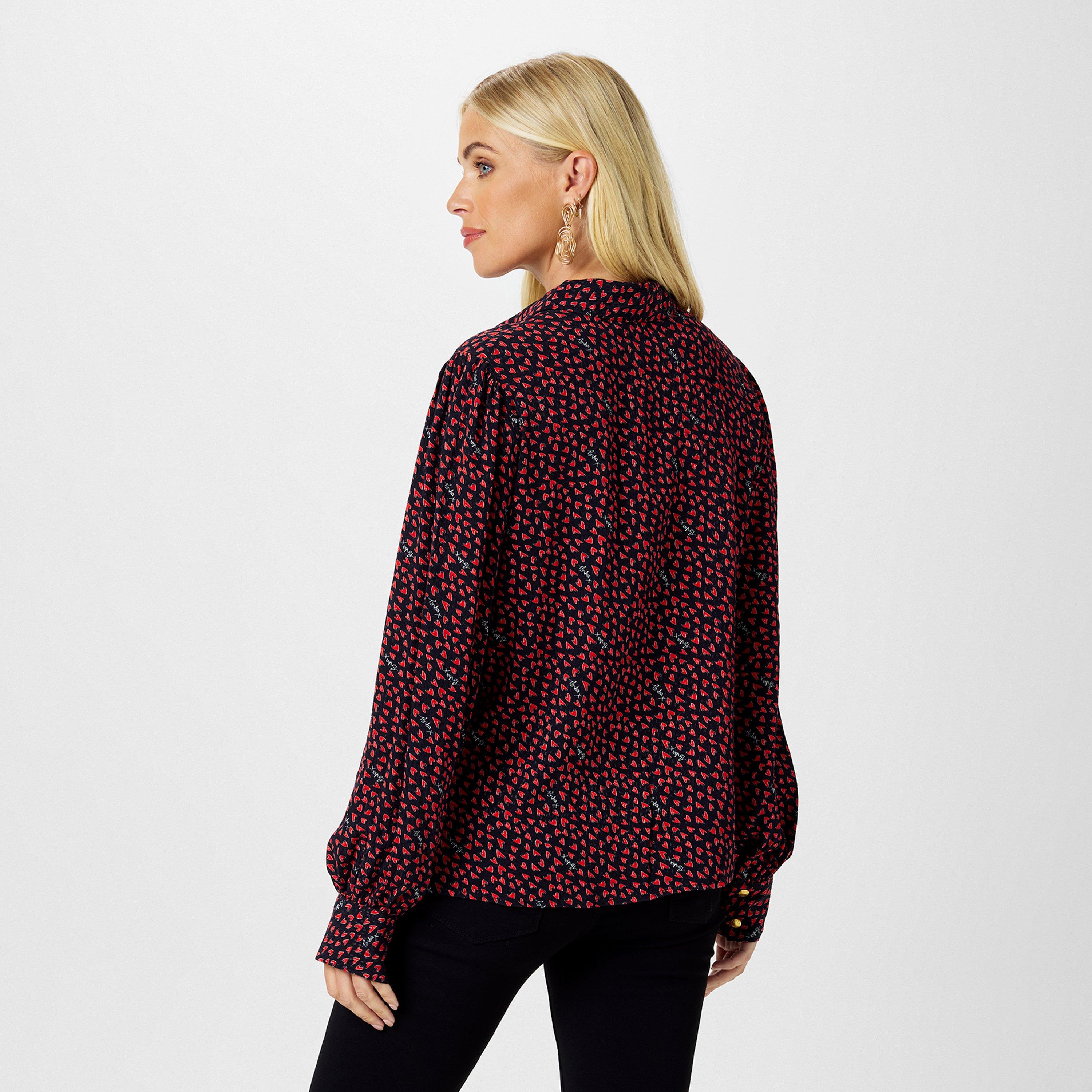 Hjerte Print - Biba - Biba Printed Shirt - 2
