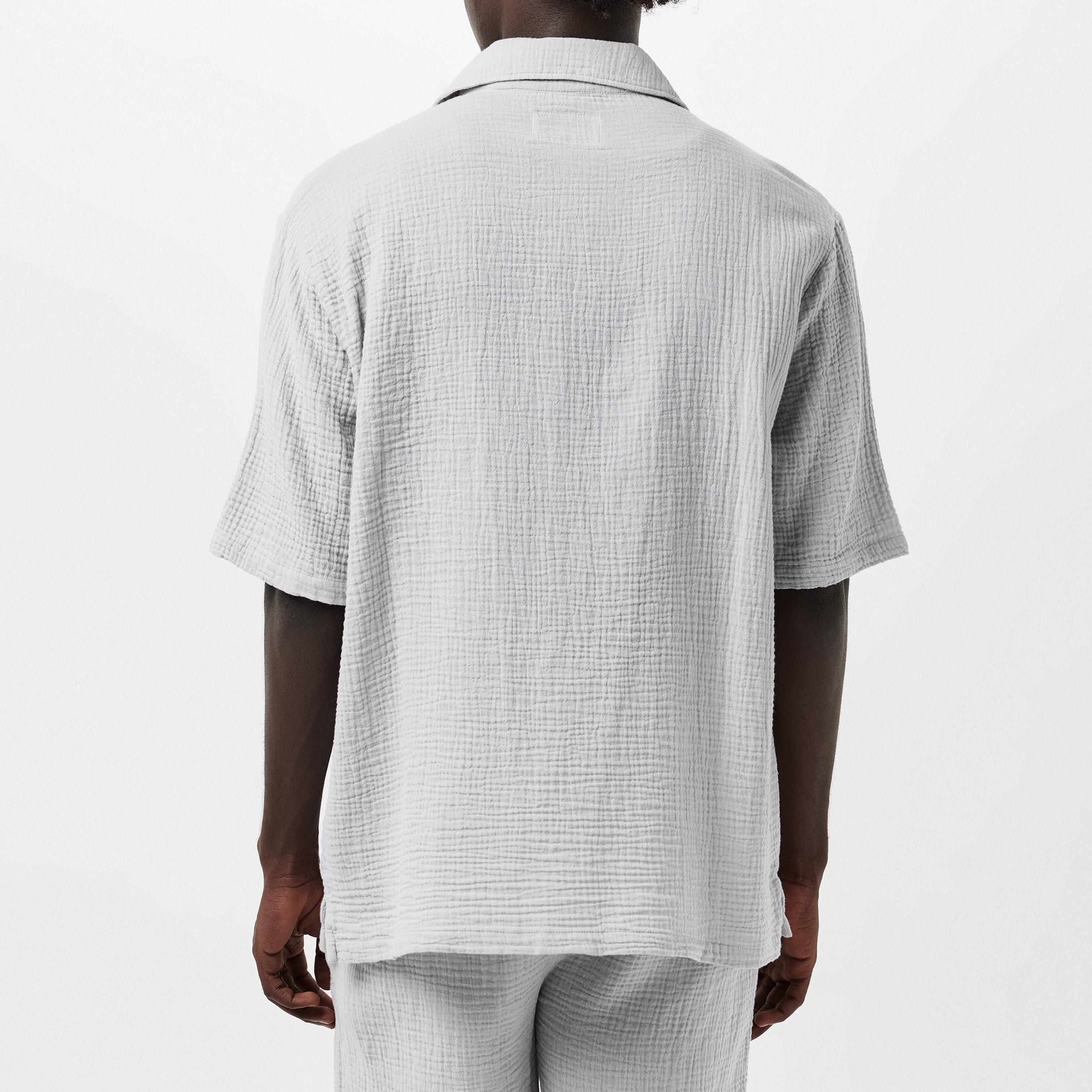 Light Grey 019 - Albam - Crinkle Holiday Shirt - 4