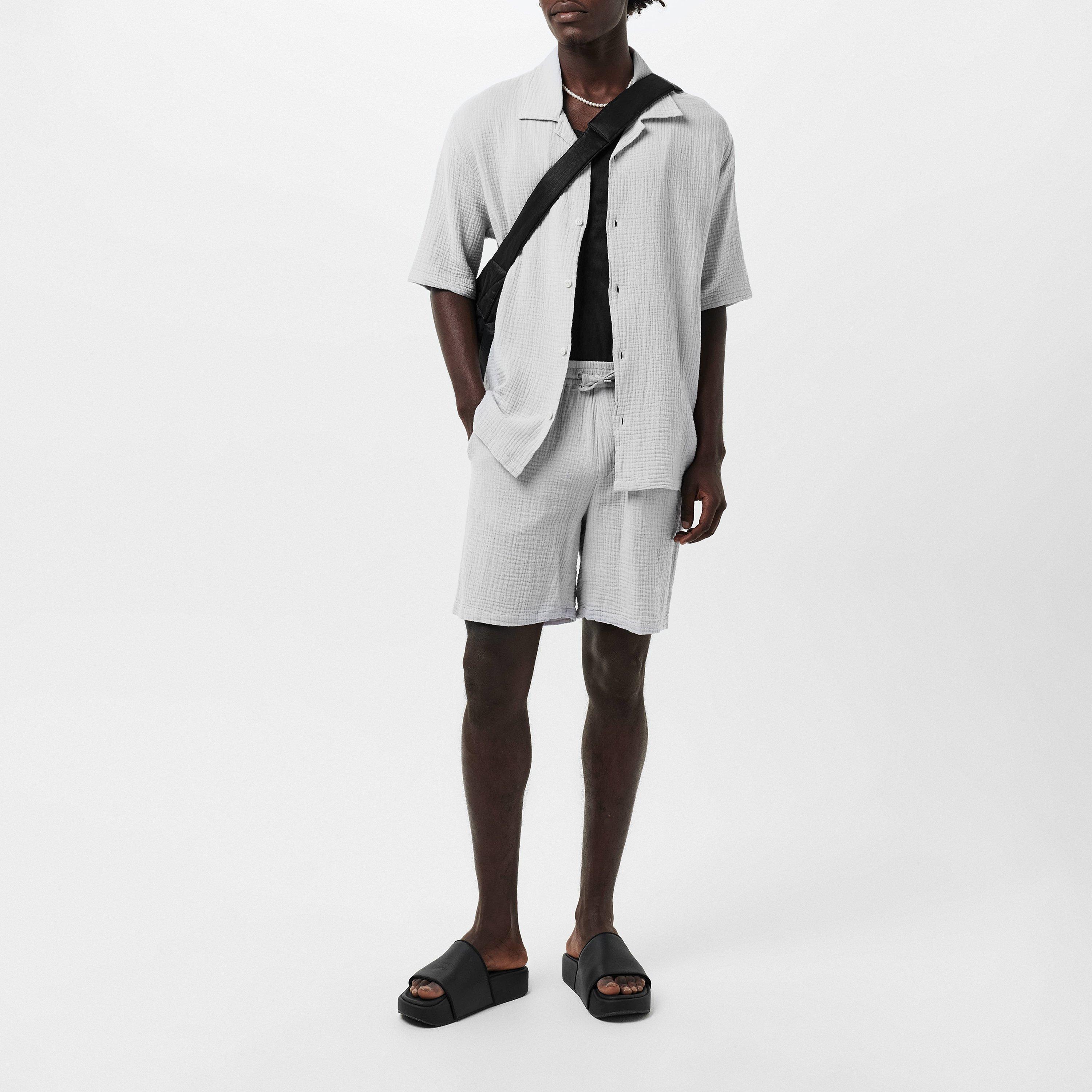 Light Grey 019 - Albam - Crinkle Holiday Shirt - 6