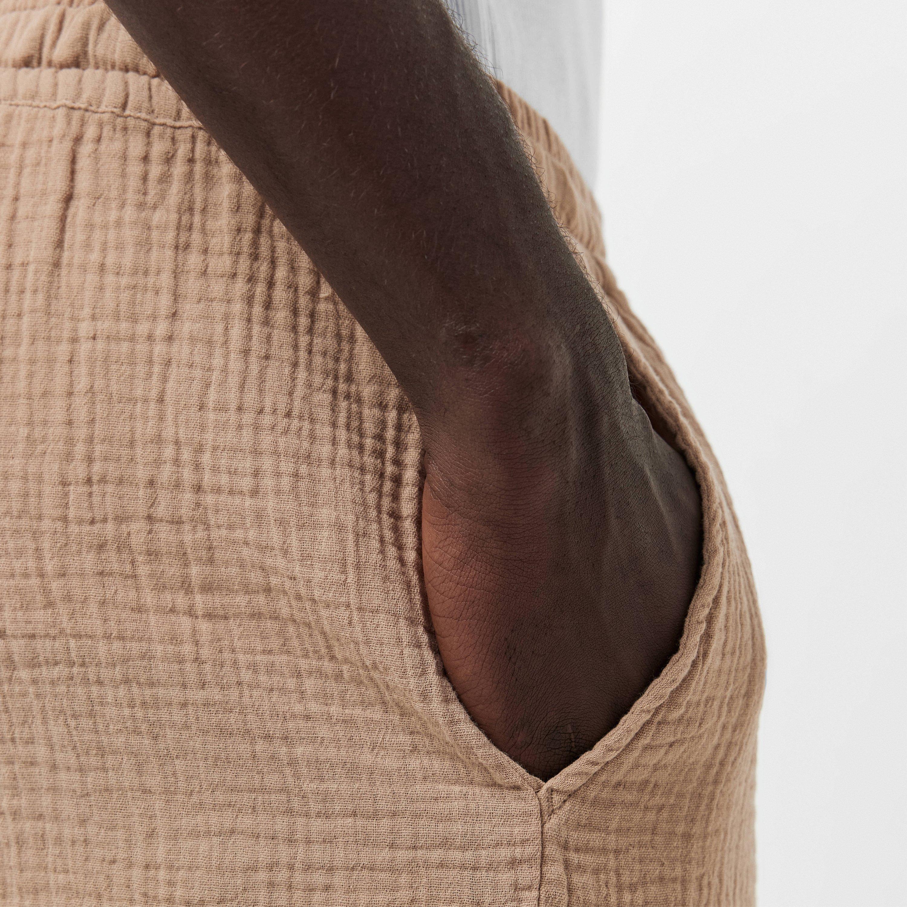 Warm Beige 022 - Albam - Crinkle Shorts - 5