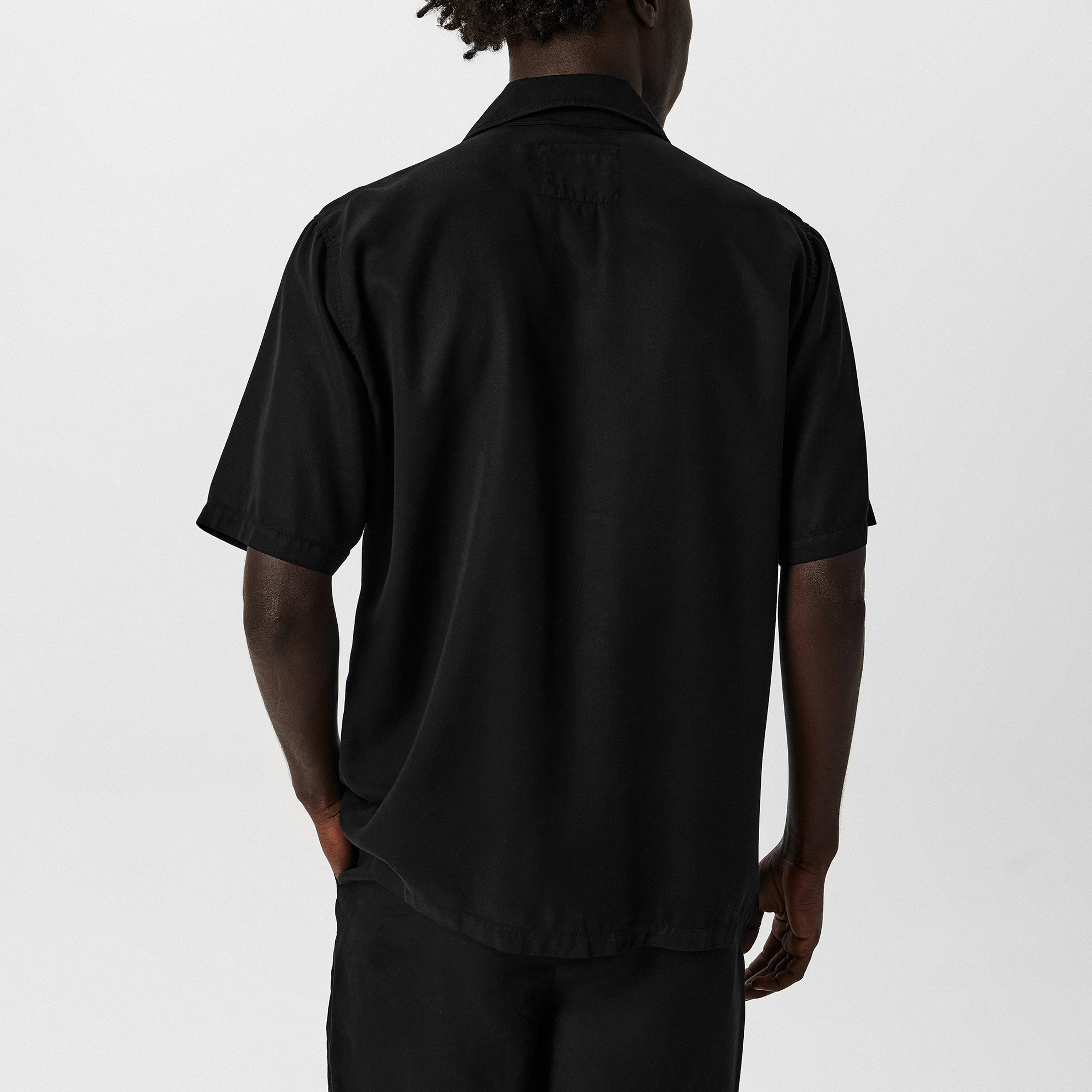 Black 001 - Albam - Albam Bowling Shirt - 4