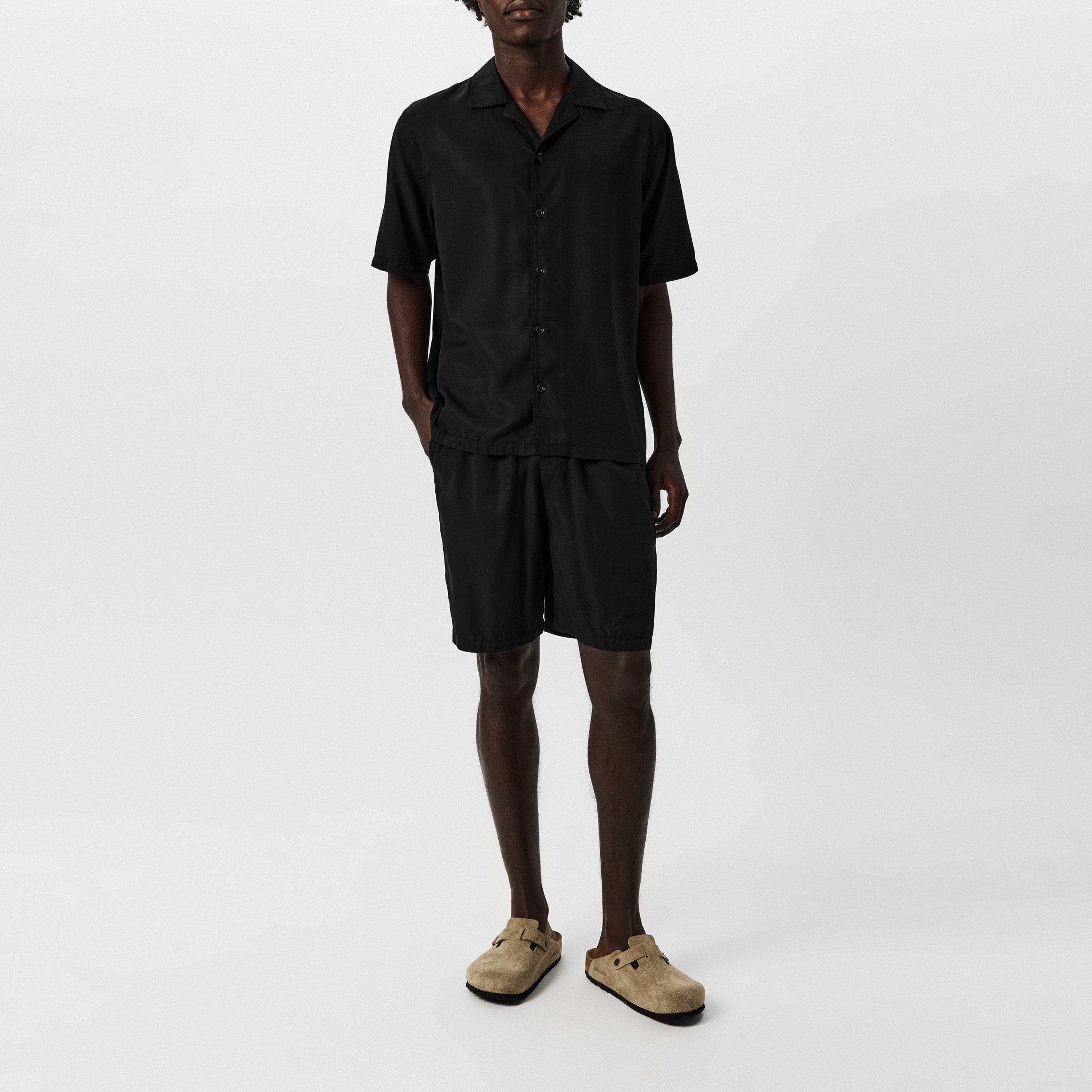 Black 001 - Albam - Albam Bowling Shirt - 6
