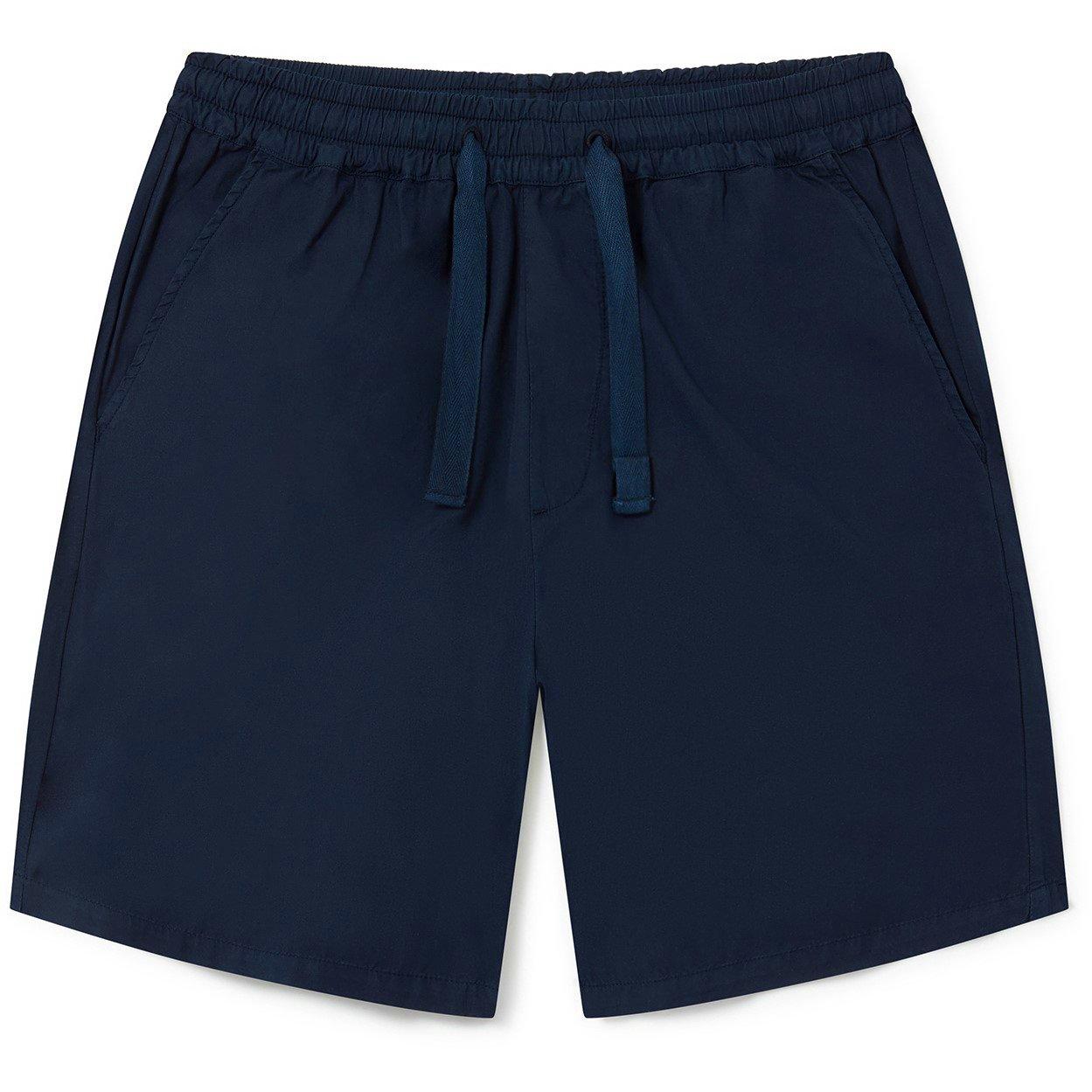 Dark Navy 002 - Albam - Poplin Shorts - 1
