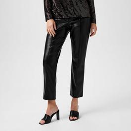 Biba Biba PU Straight Leg Trouser