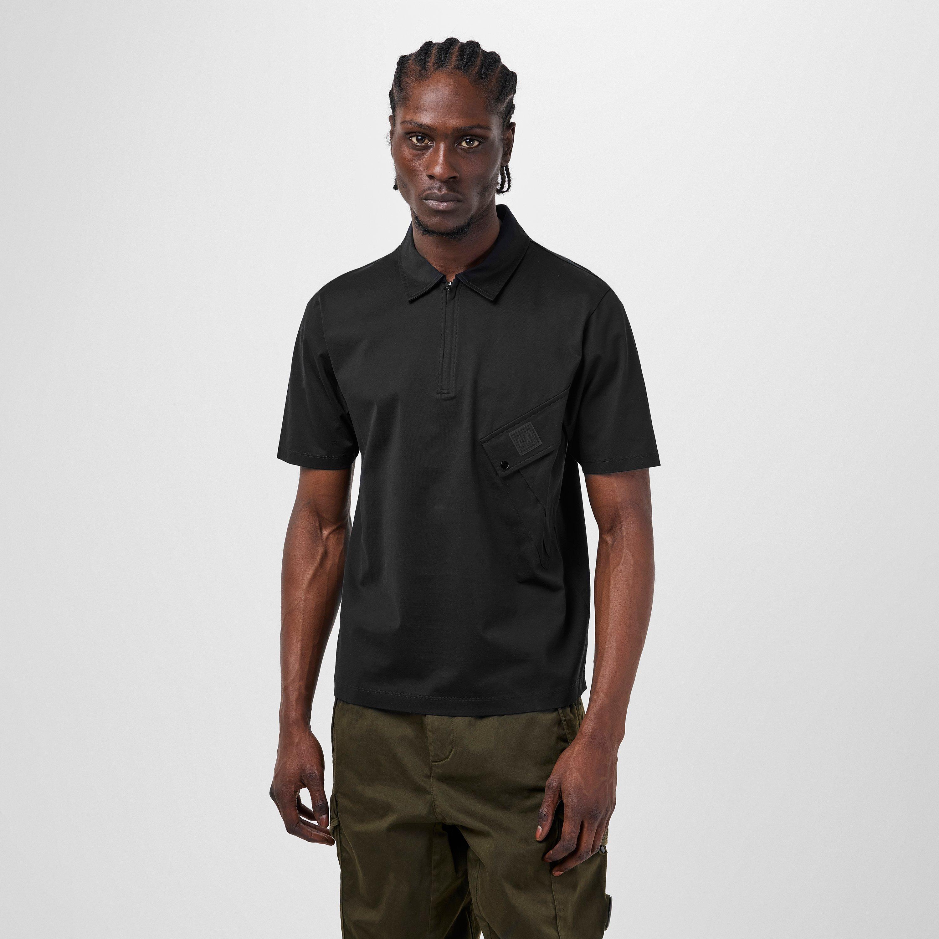 Black 999 - CP Company Metropolis - Cp Company Metropolis Polo - Short Sleeve - 3