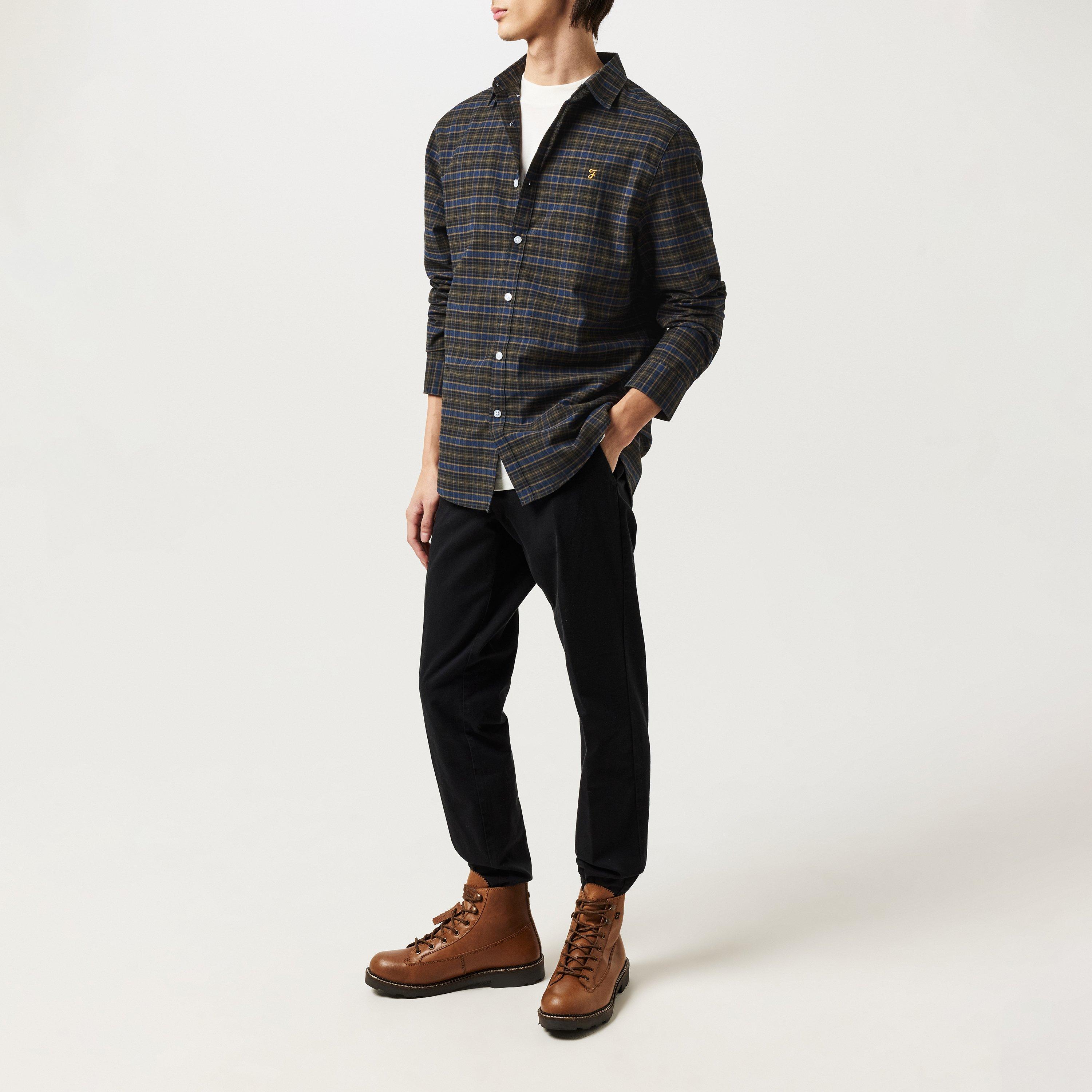 Guardia Nera - Farah - Farah Alban Slim Fit Check Shirt - 4