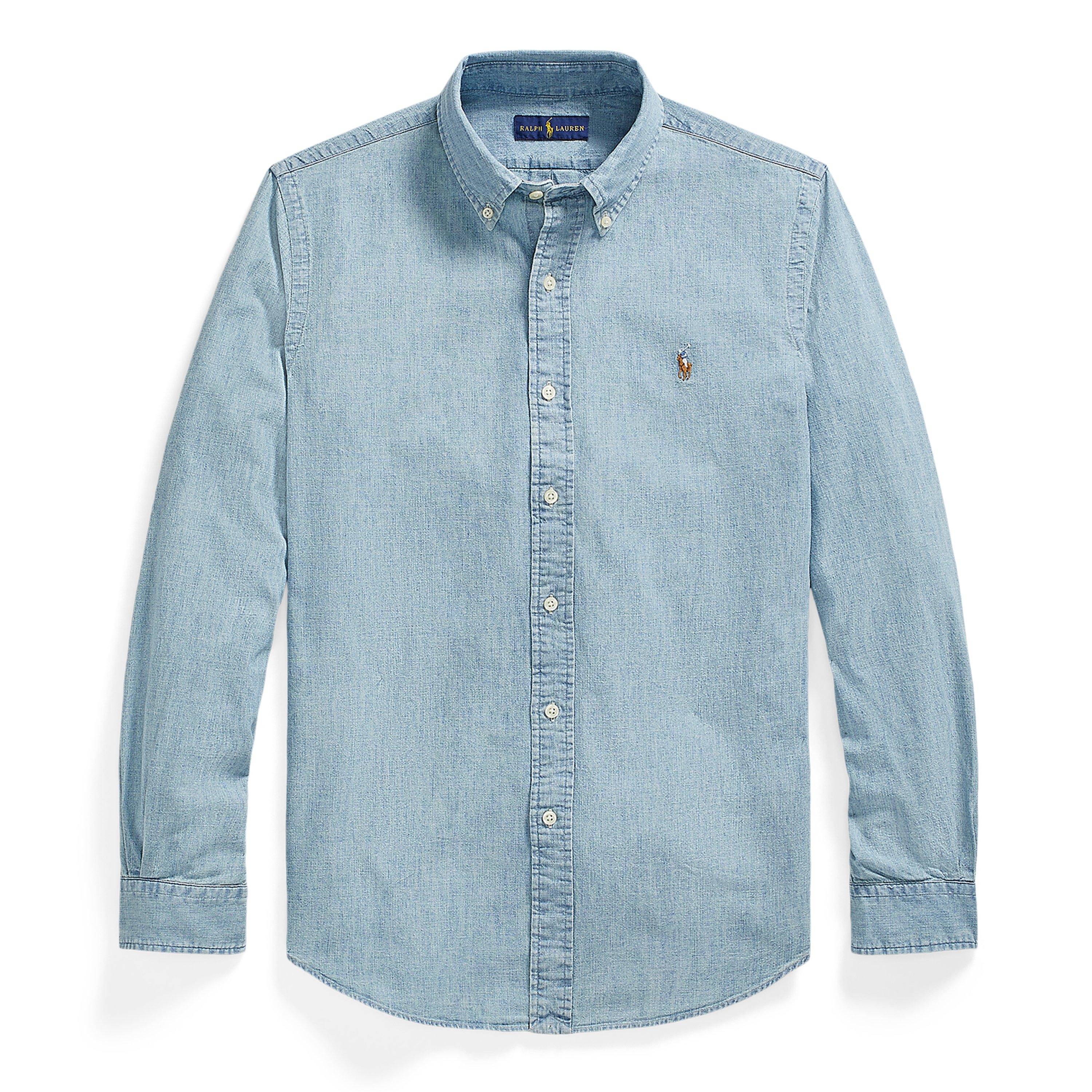 Chambray - Polo Ralph Lauren - Chambray Long Sleeve Shirt - 7