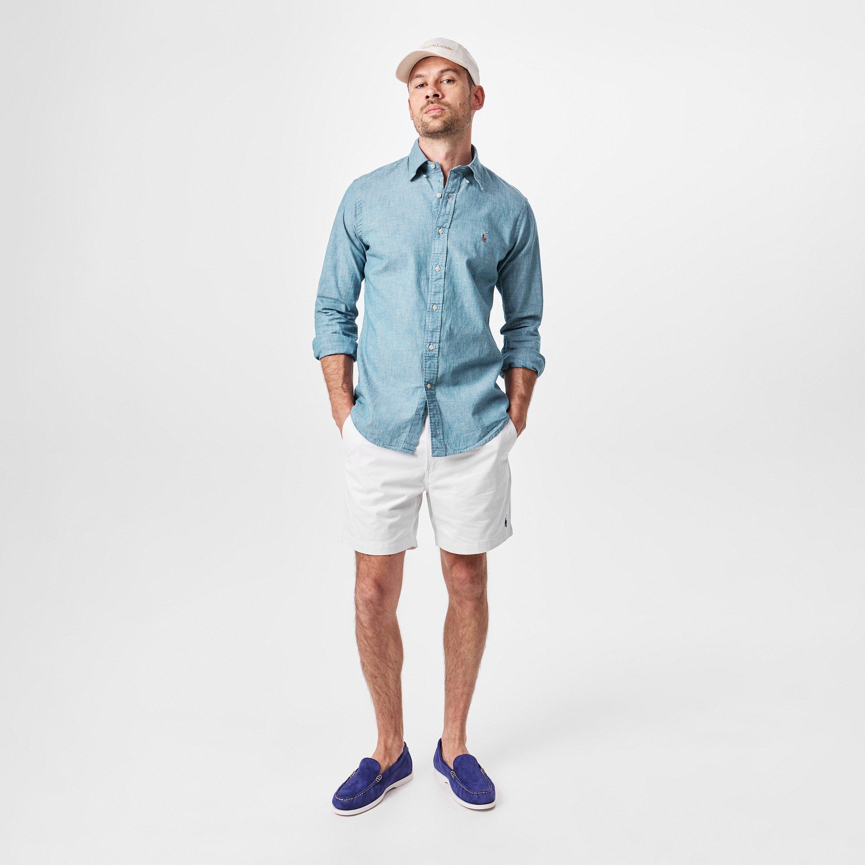 Chambray - Polo Ralph Lauren - Chambray Long Sleeve Shirt - 6