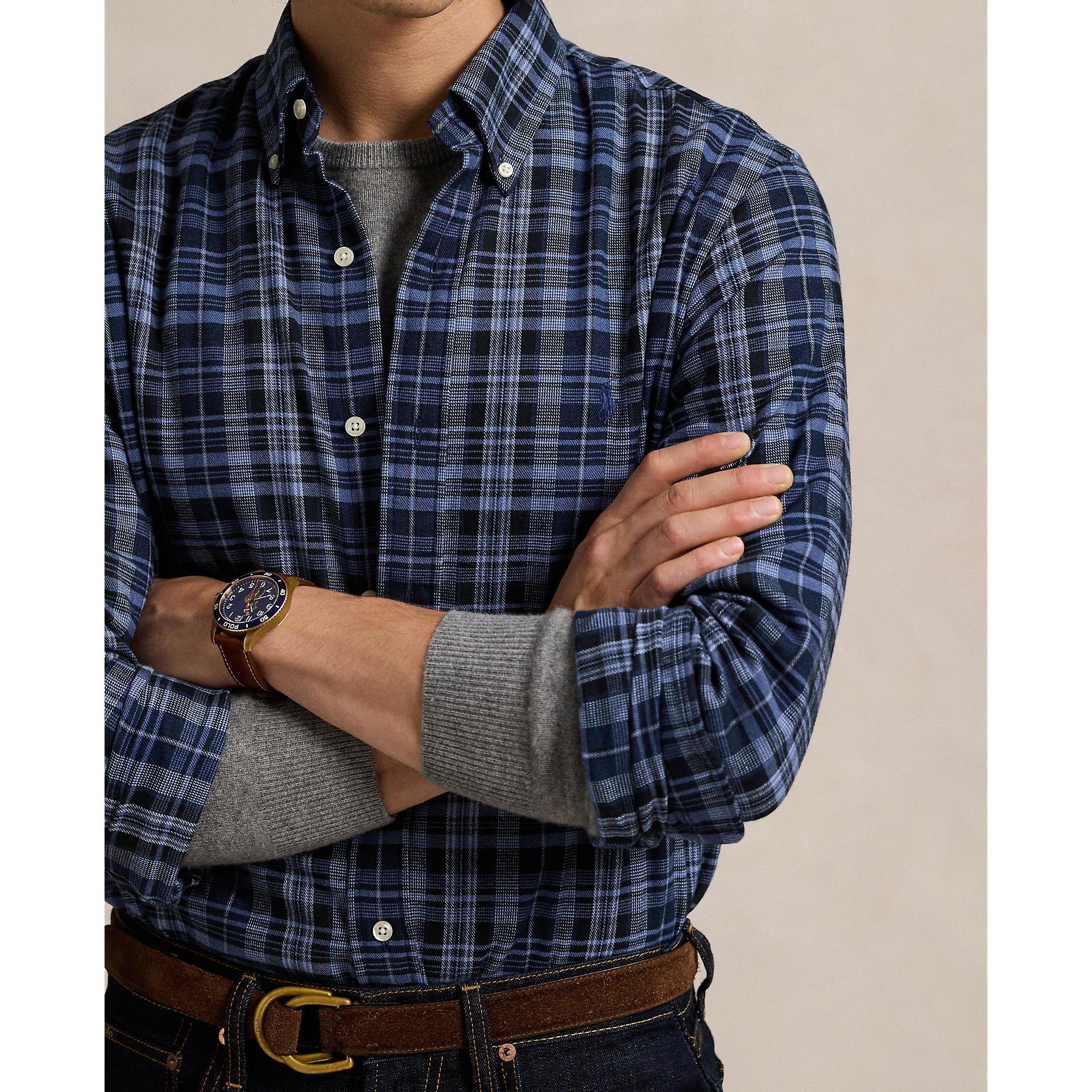 Blue Multi - Polo Ralph Lauren - Check Twill Long Sleeve Shirt - 4