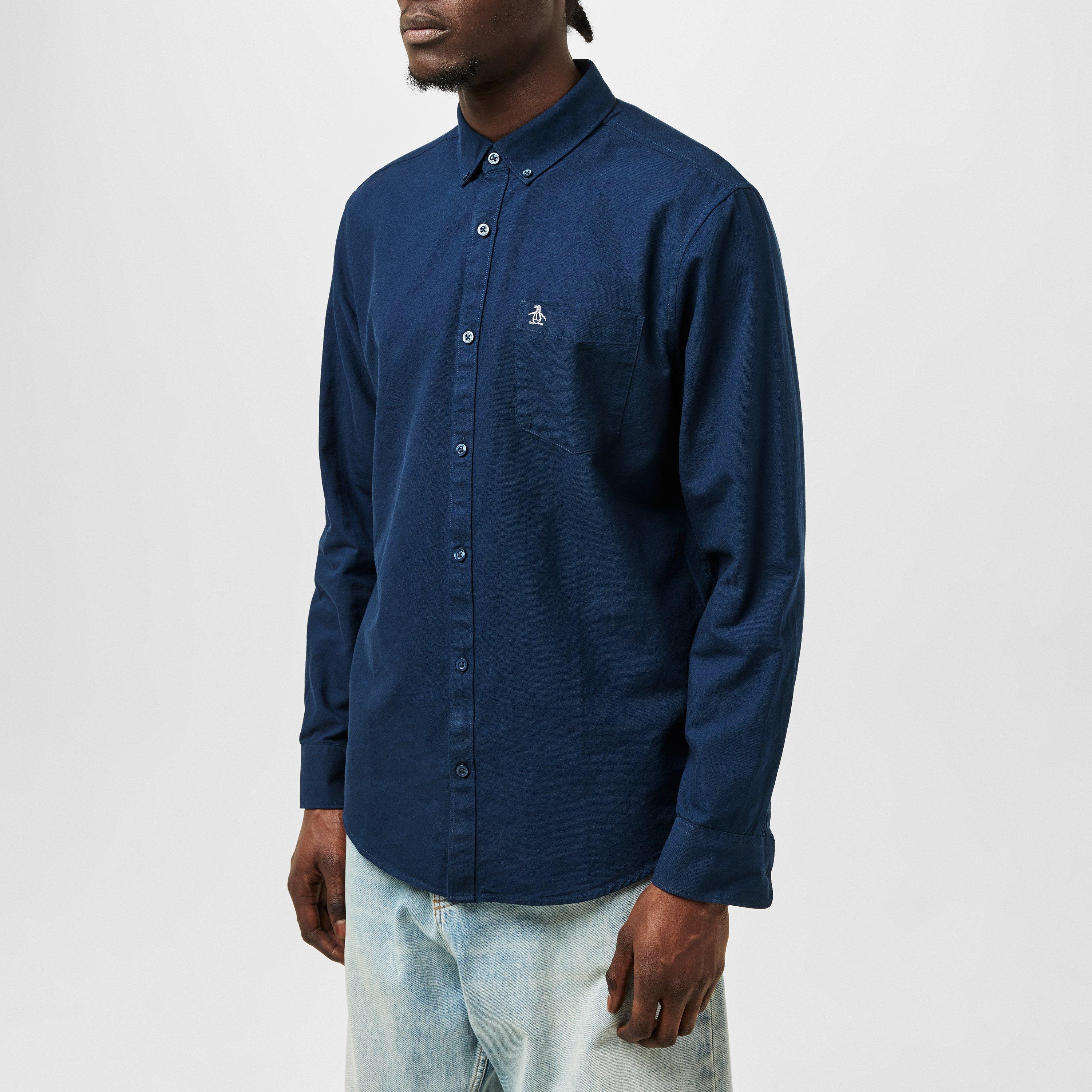 Yale - Original Penguin - Long Sleeve Oxford Shirt - 3
