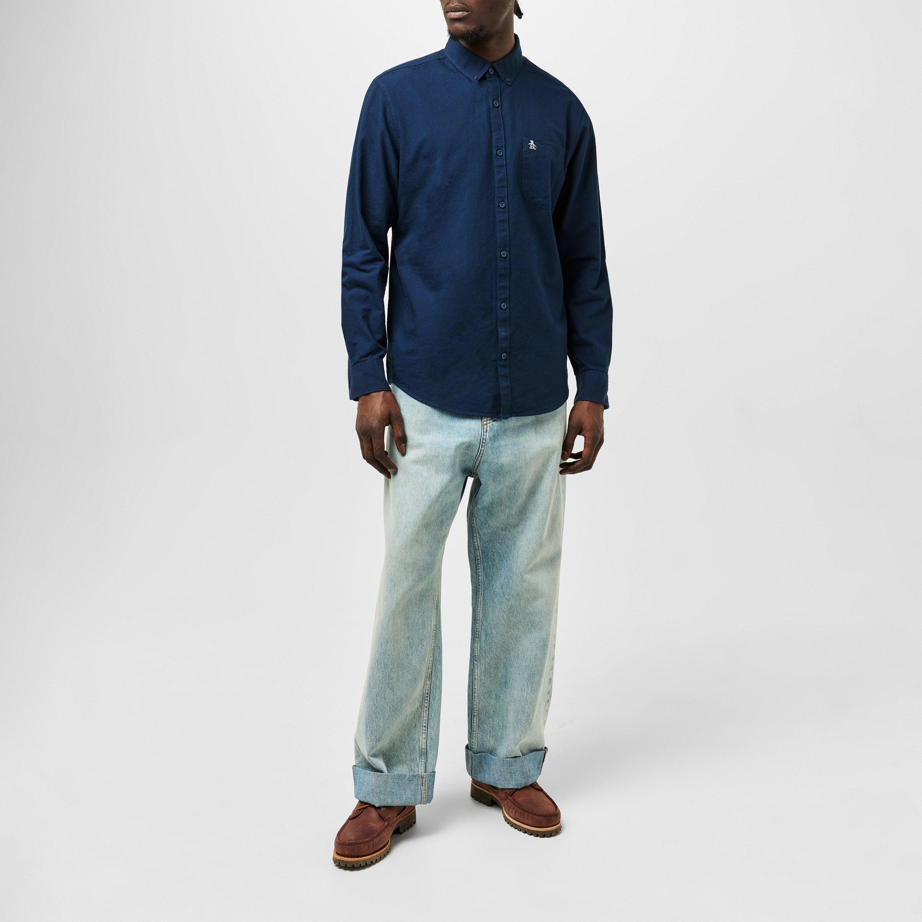 Yale - Original Penguin - Long Sleeve Oxford Shirt - 6