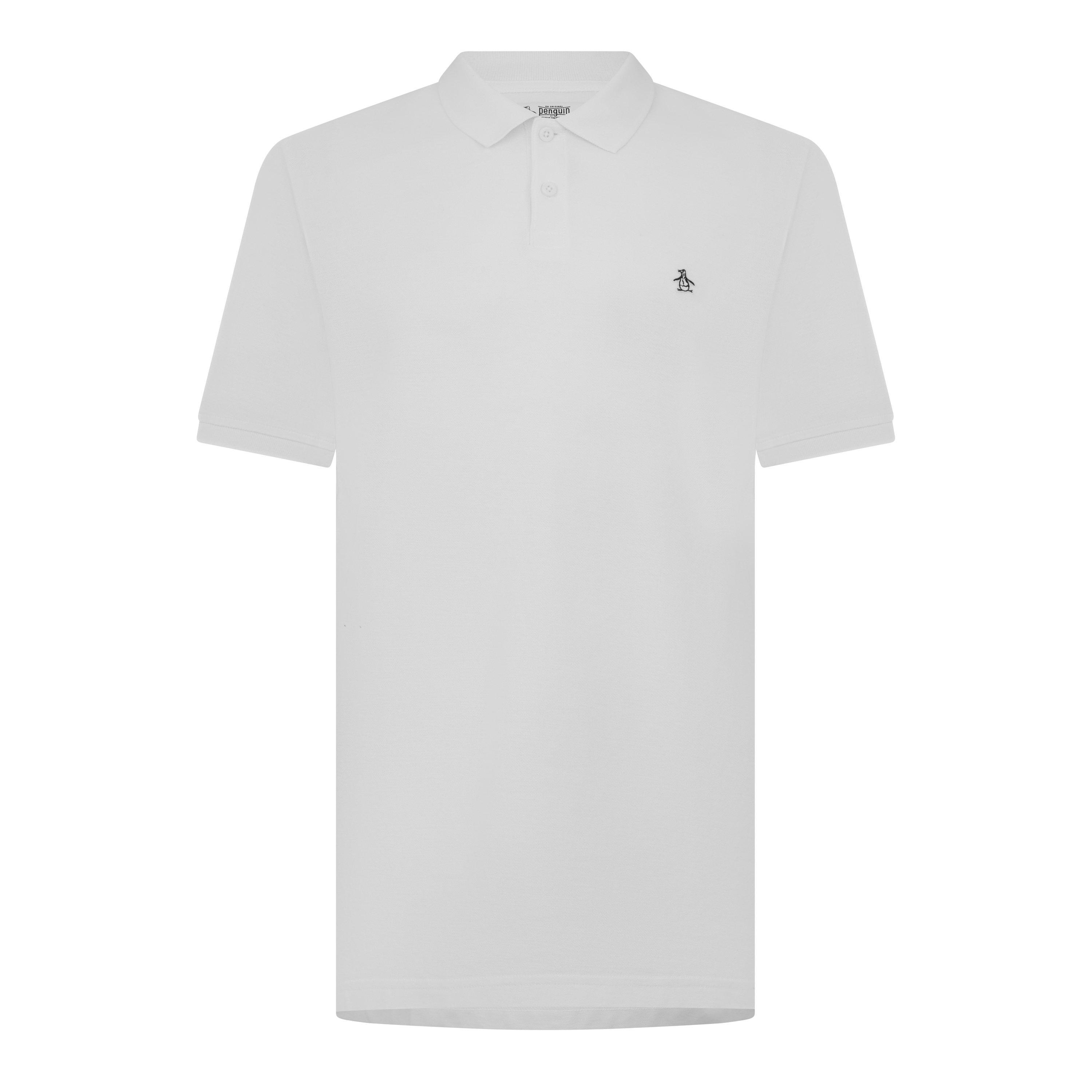 Original Penguin Men's Short Sleeve Polo Shirt - White - X Large