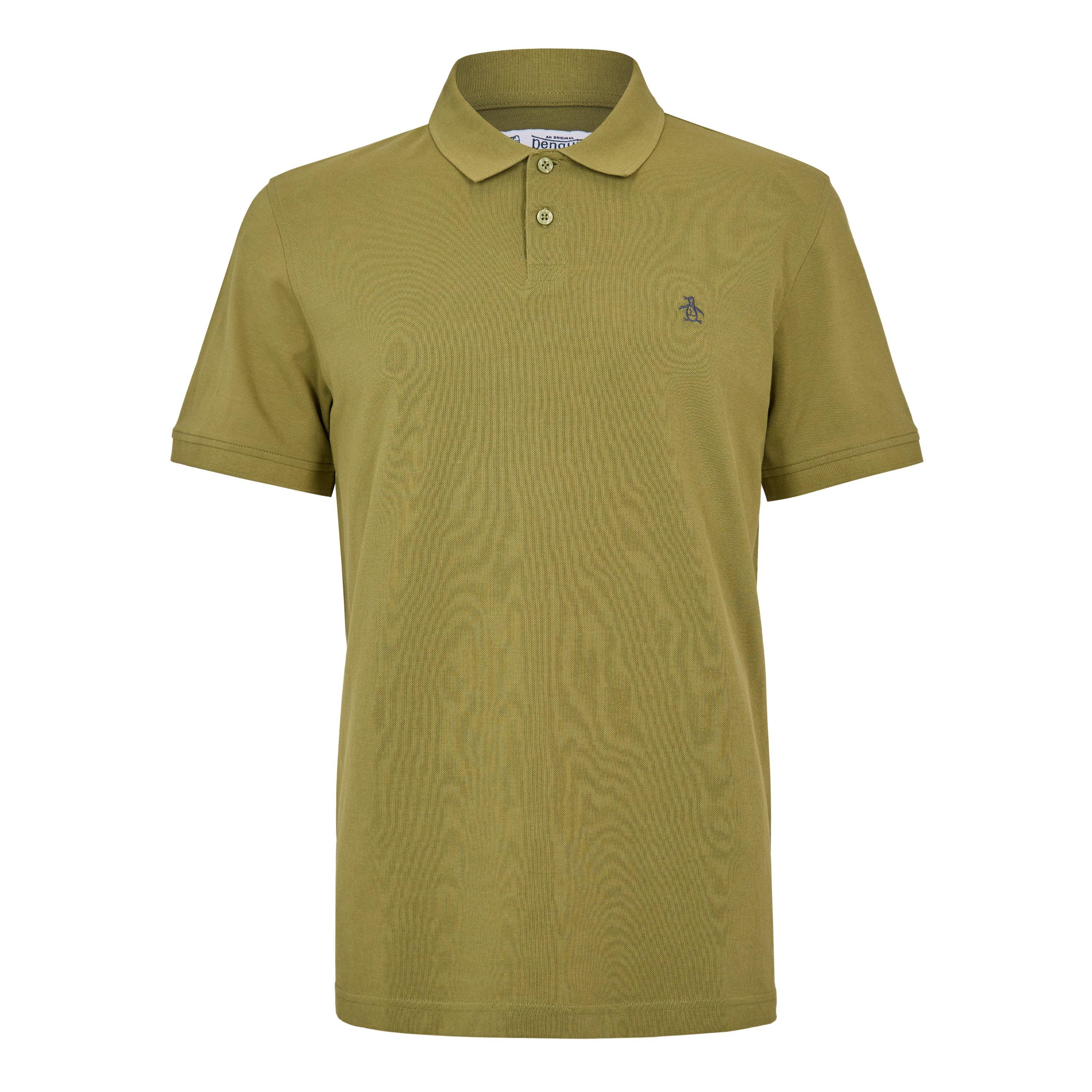 Original Penguin Men's Short Sleeve Polo Shirt - Olive Branch - 2X Large